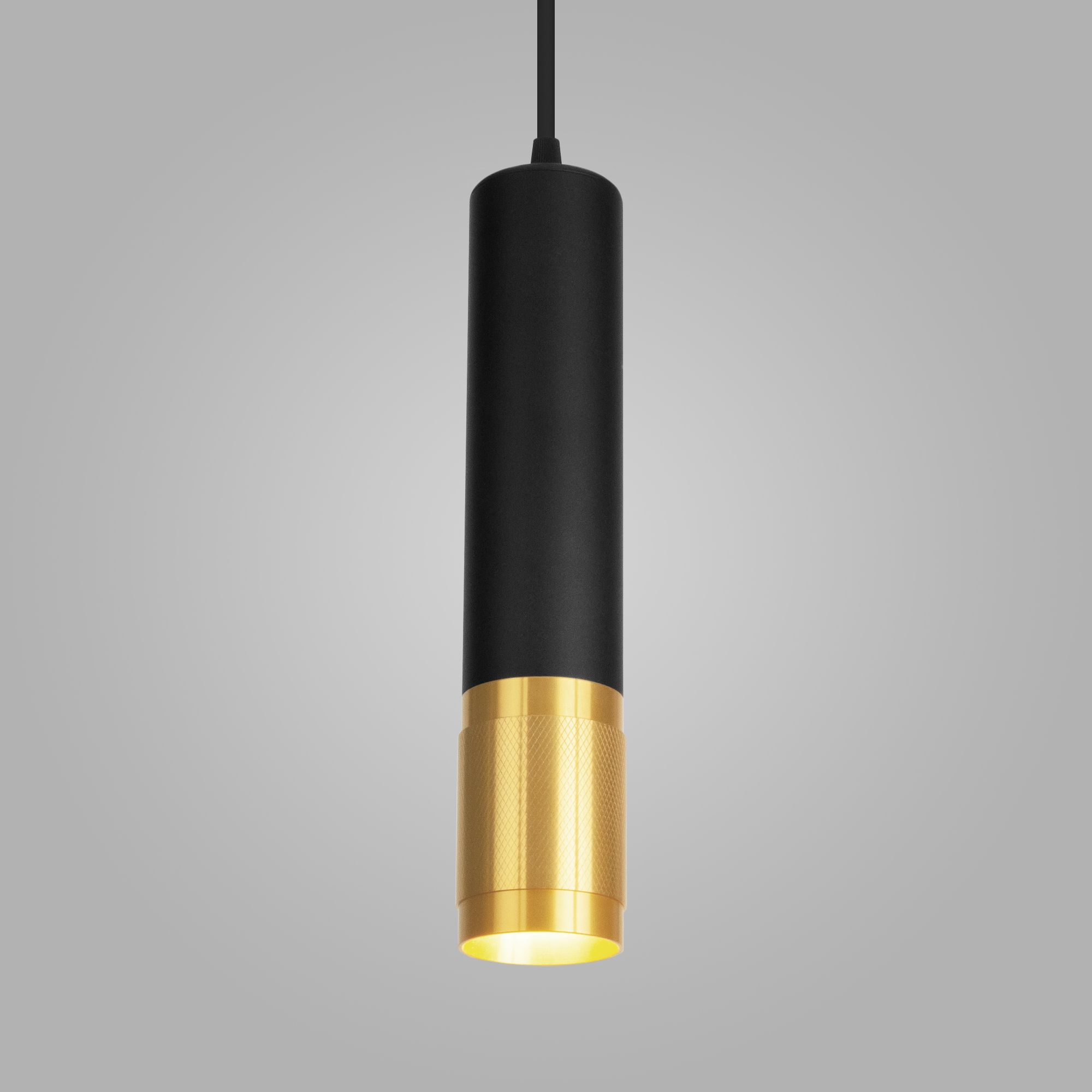 Подвесной светильник Elektrostandard Tony DLN108 GU10 черный/золото. Фото 1