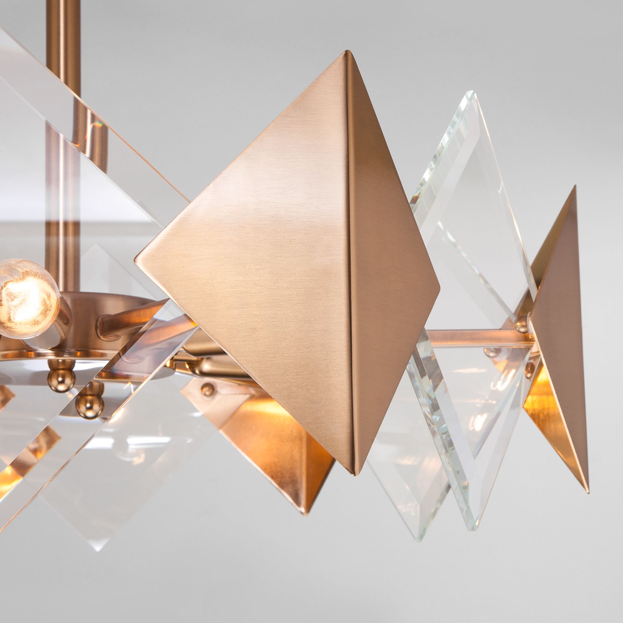 Умный потолочный светильник Eurosvet Origami 60121/6 латунь. Фото 4