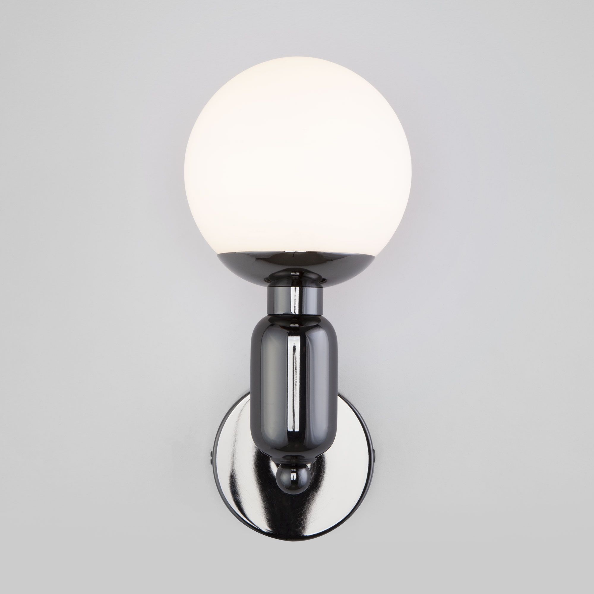 Настенный светильник со стеклянным плафоном Eurosvet Bubble 50251/1 черный жемчуг. Фото 4
