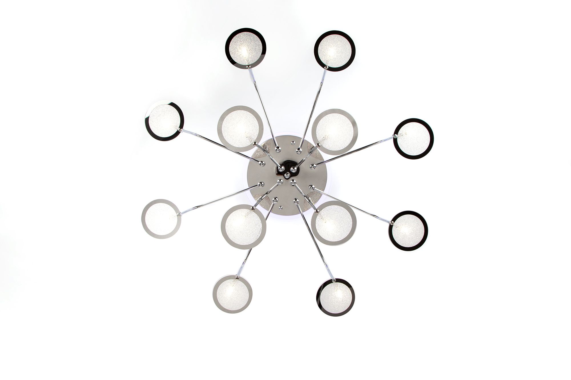 Потолочный светильник с LED подсветкой и пультом управления Eurosvet Spider 80109/12 хром. Фото 3