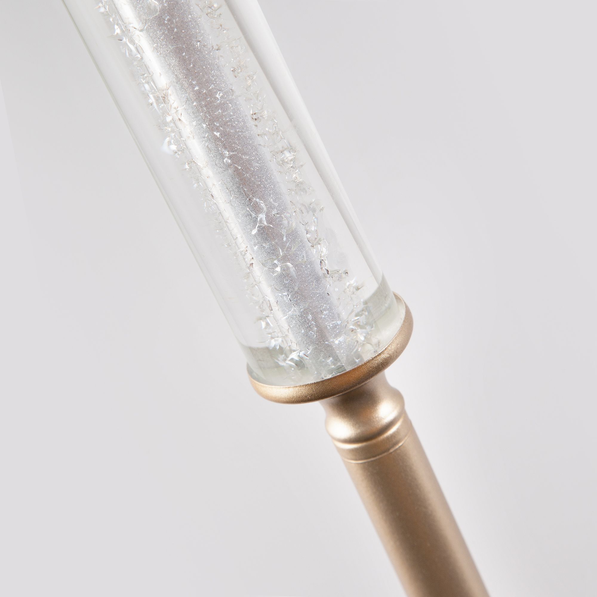 Напольный светильник с тканевым абажуром Eurosvet Alcamo 01076/1 перламутровое золото. Фото 3