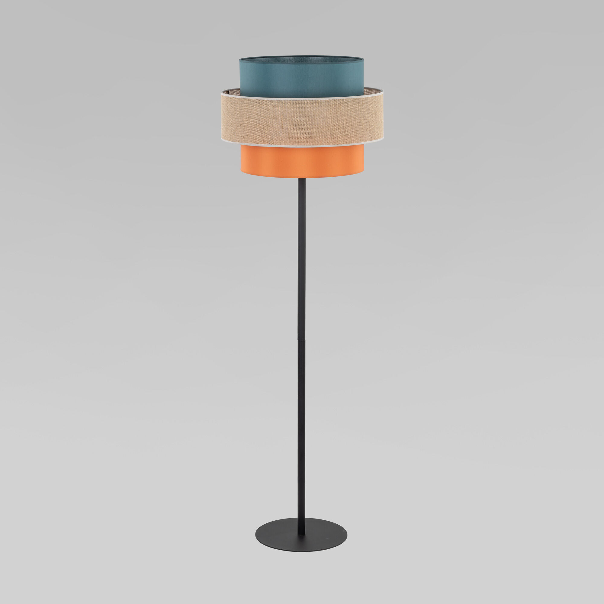 Напольный светильник с тканевым абажуром TK Lighting Trio 16452 Trio. Фото 1