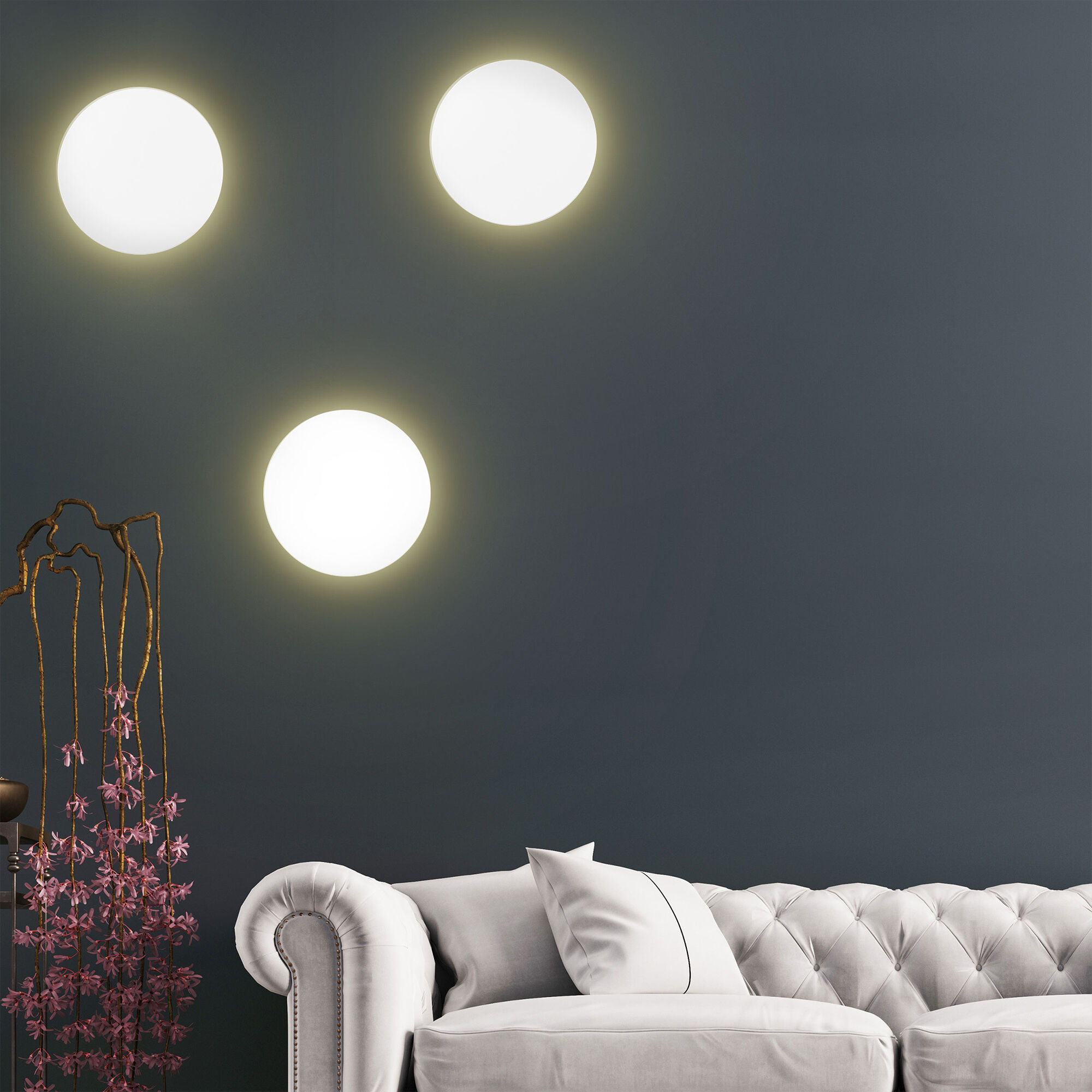 Настенный светильник TK Lighting Luna 6010 Luna White. Фото 2