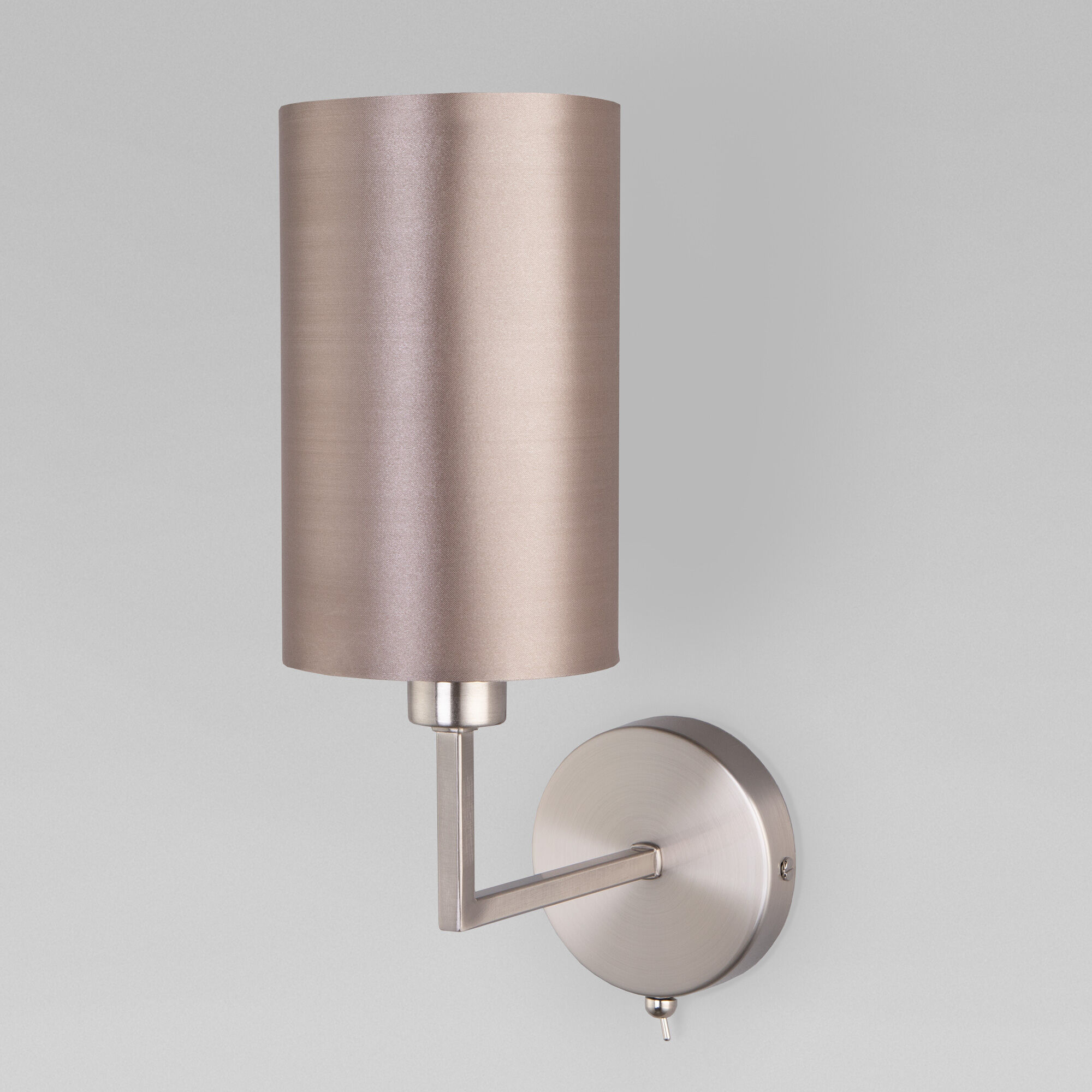 Настенный светильник с тканевым абажуром Eurosvet Soffio 60134/1 никель. Фото 5