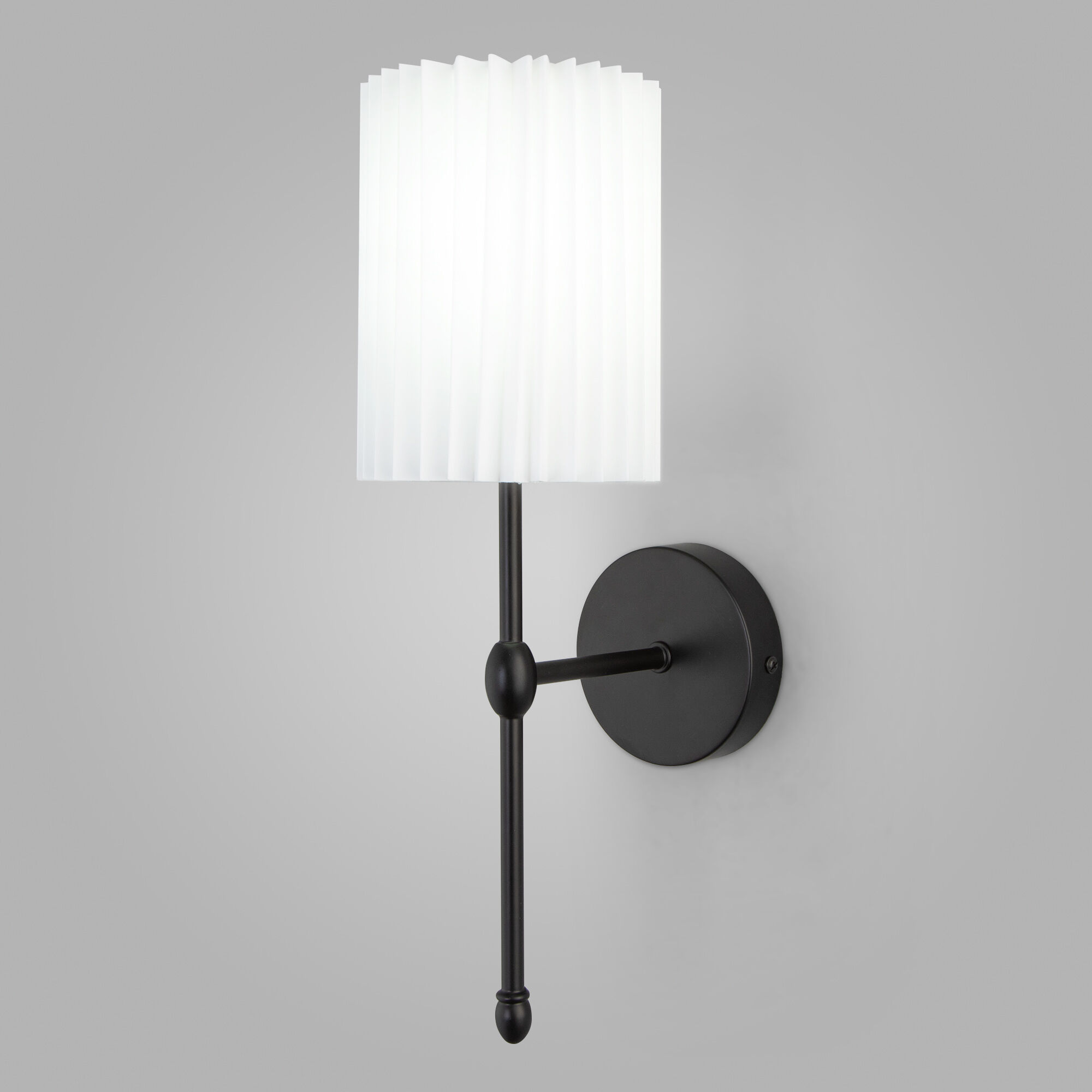 Настенный светильник с тканевым абажуром Eurosvet Notturno 60162/1 черный. Фото 1