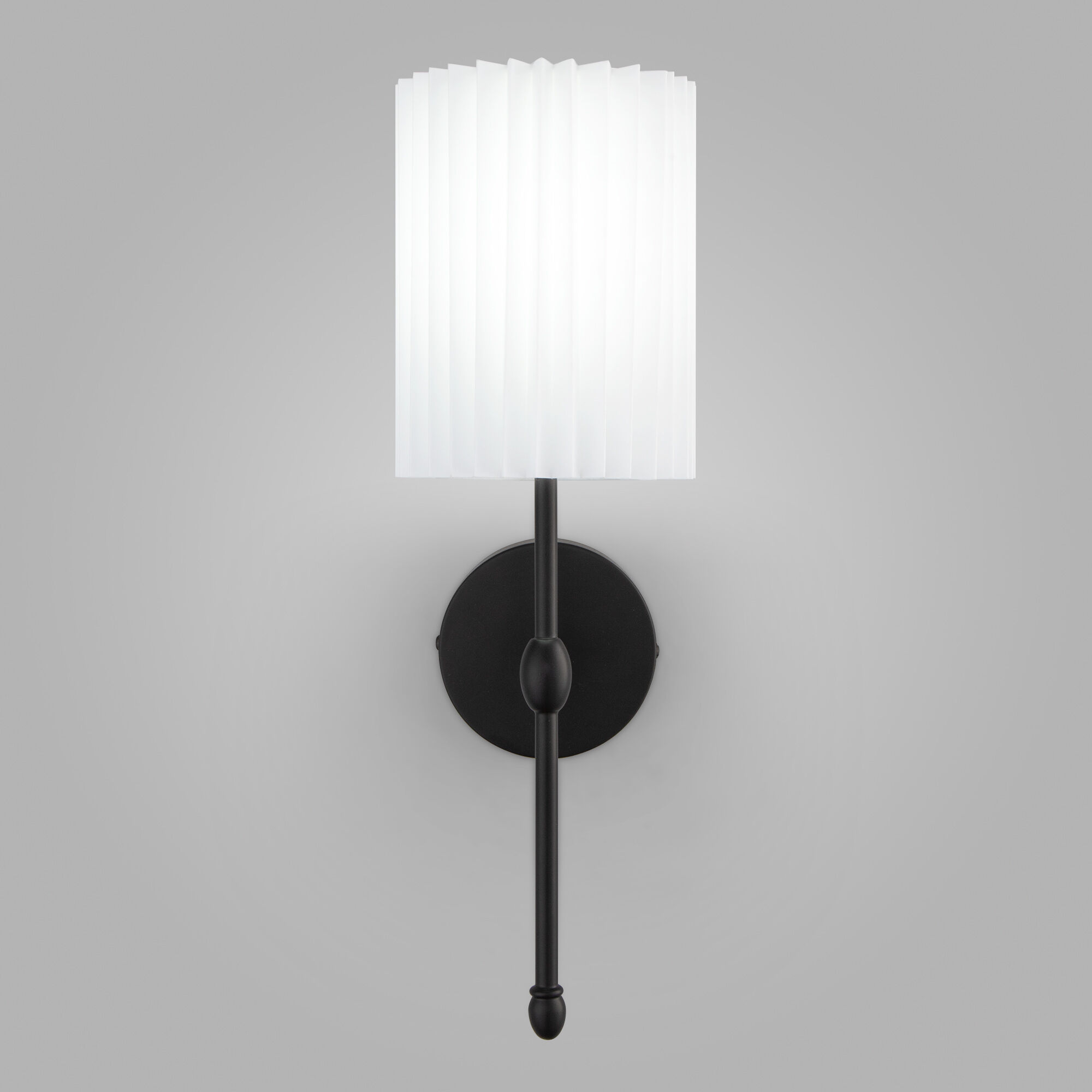 Настенный светильник с тканевым абажуром Eurosvet Notturno 60162/1 черный. Фото 2