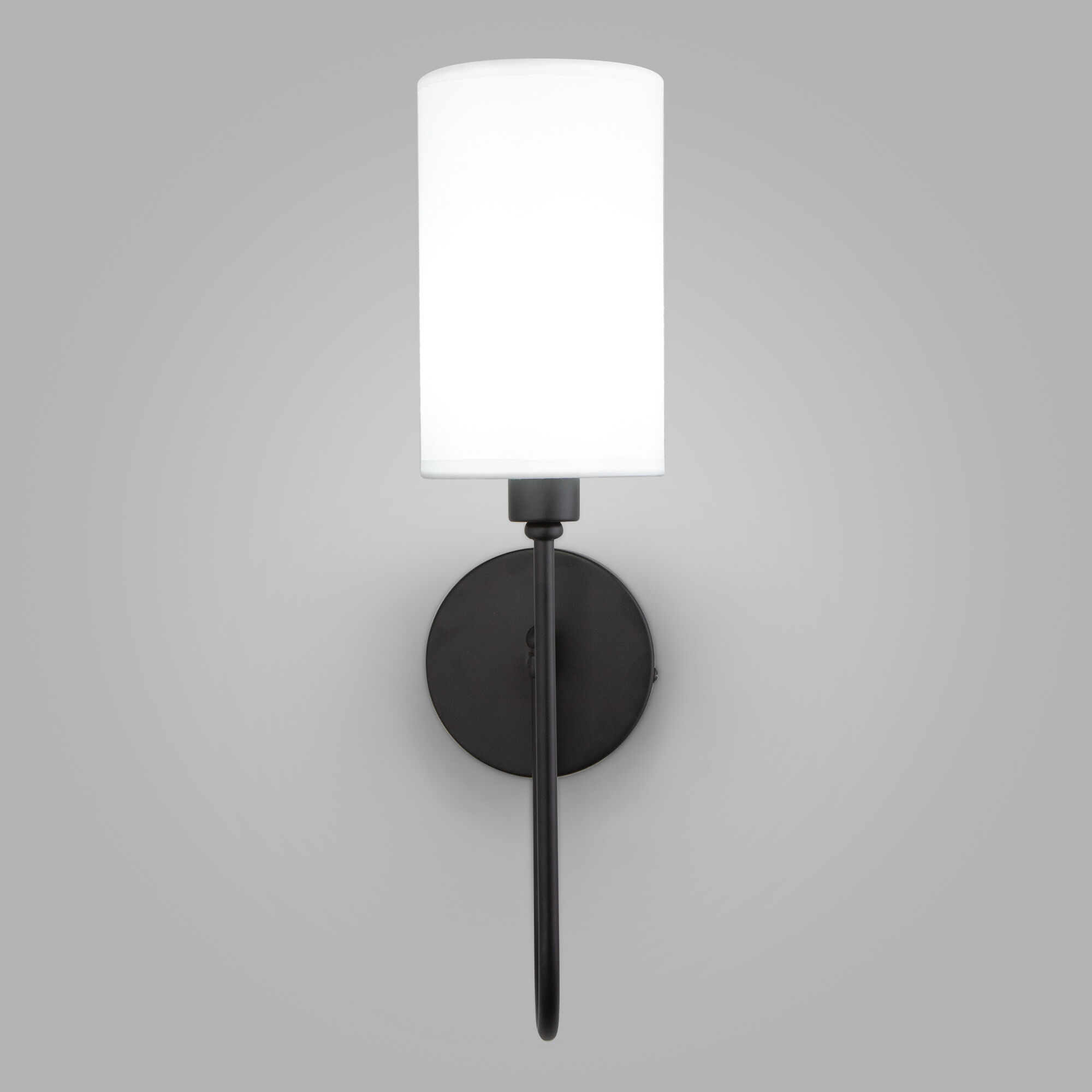 Настенный светильник с тканевым абажуром Eurosvet Abbey 60164/1 черный. Фото 2