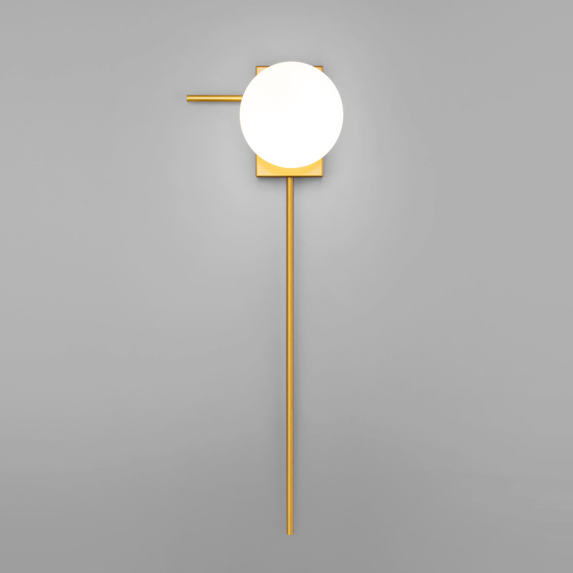 Настенный светильник со стеклянным плафоном Eurosvet Fredo 40033/1 золото. Фото 1