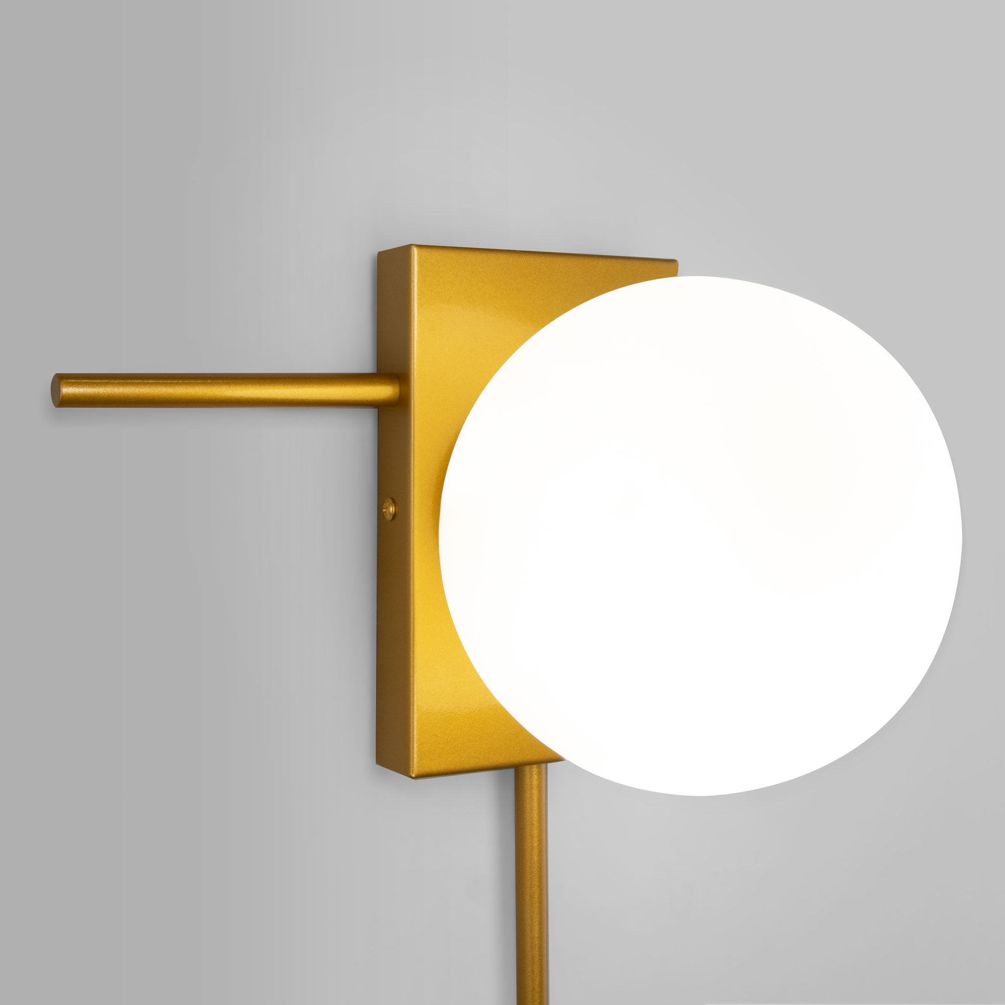 Настенный светильник со стеклянным плафоном Eurosvet Fredo 40033/1 золото. Фото 3