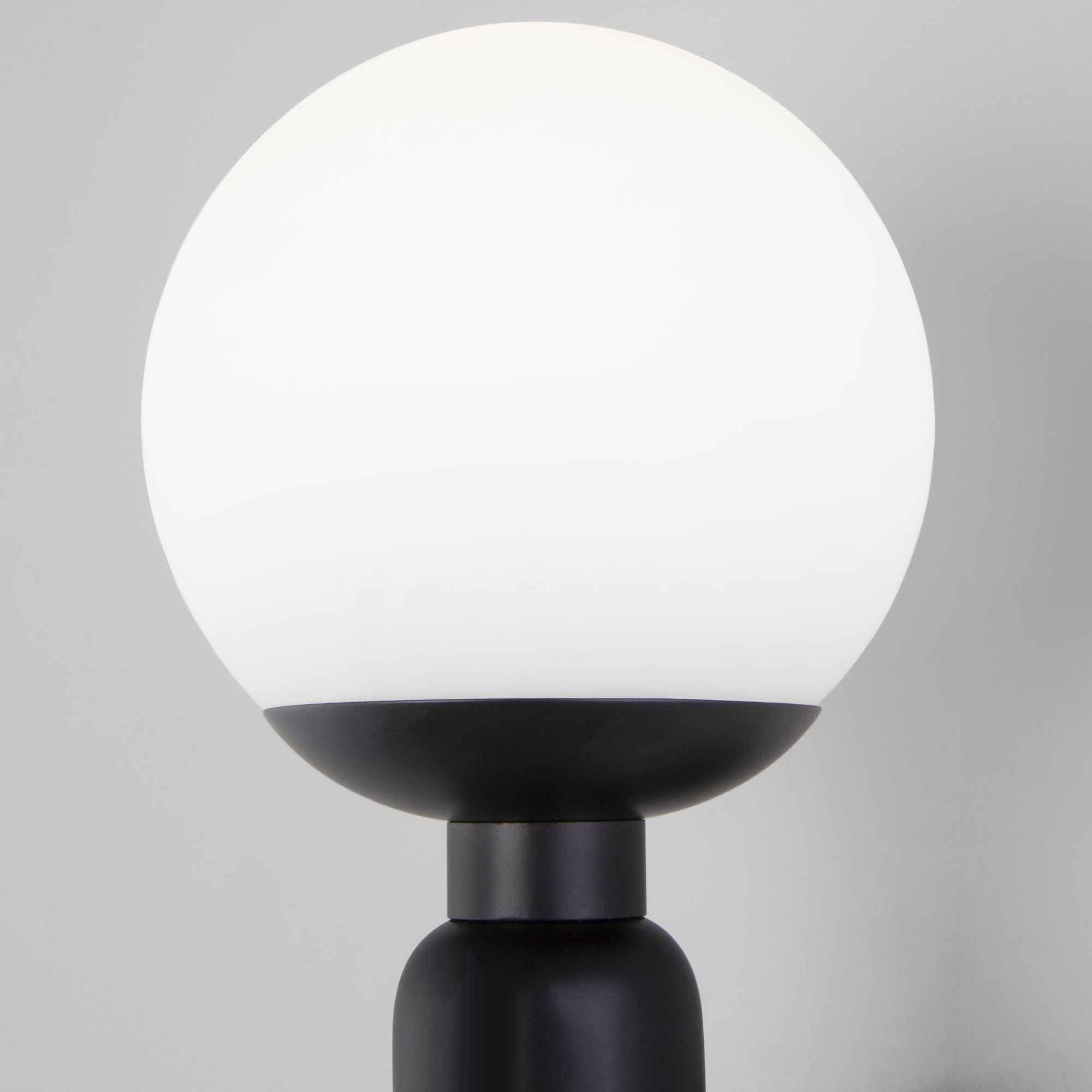 Настенный светильник со стеклянным плафоном Eurosvet Bubble 50251/1 черный. Фото 2