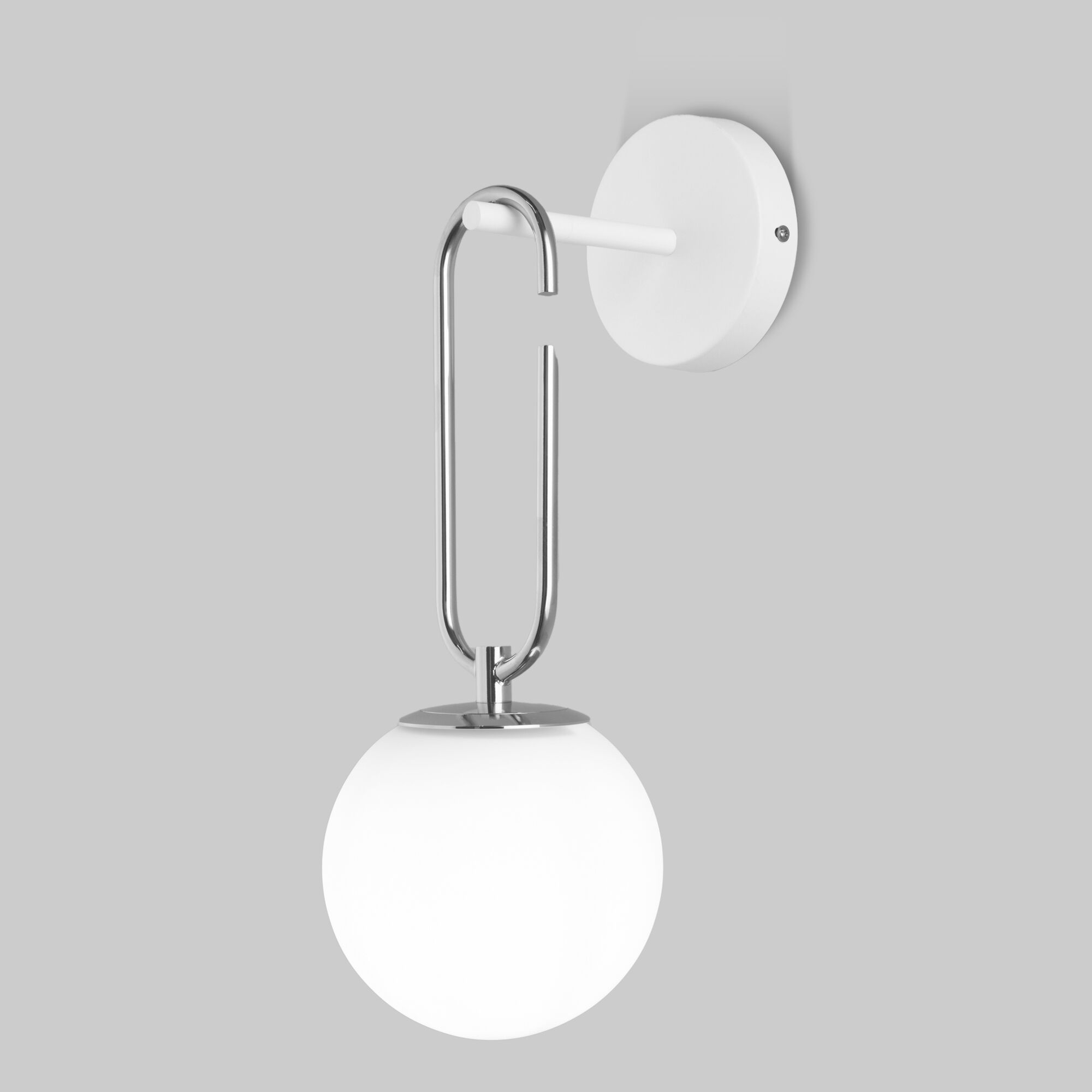 Настенный светильник со стеклянным плафоном Eurosvet Riche 70143 белый. Фото 1