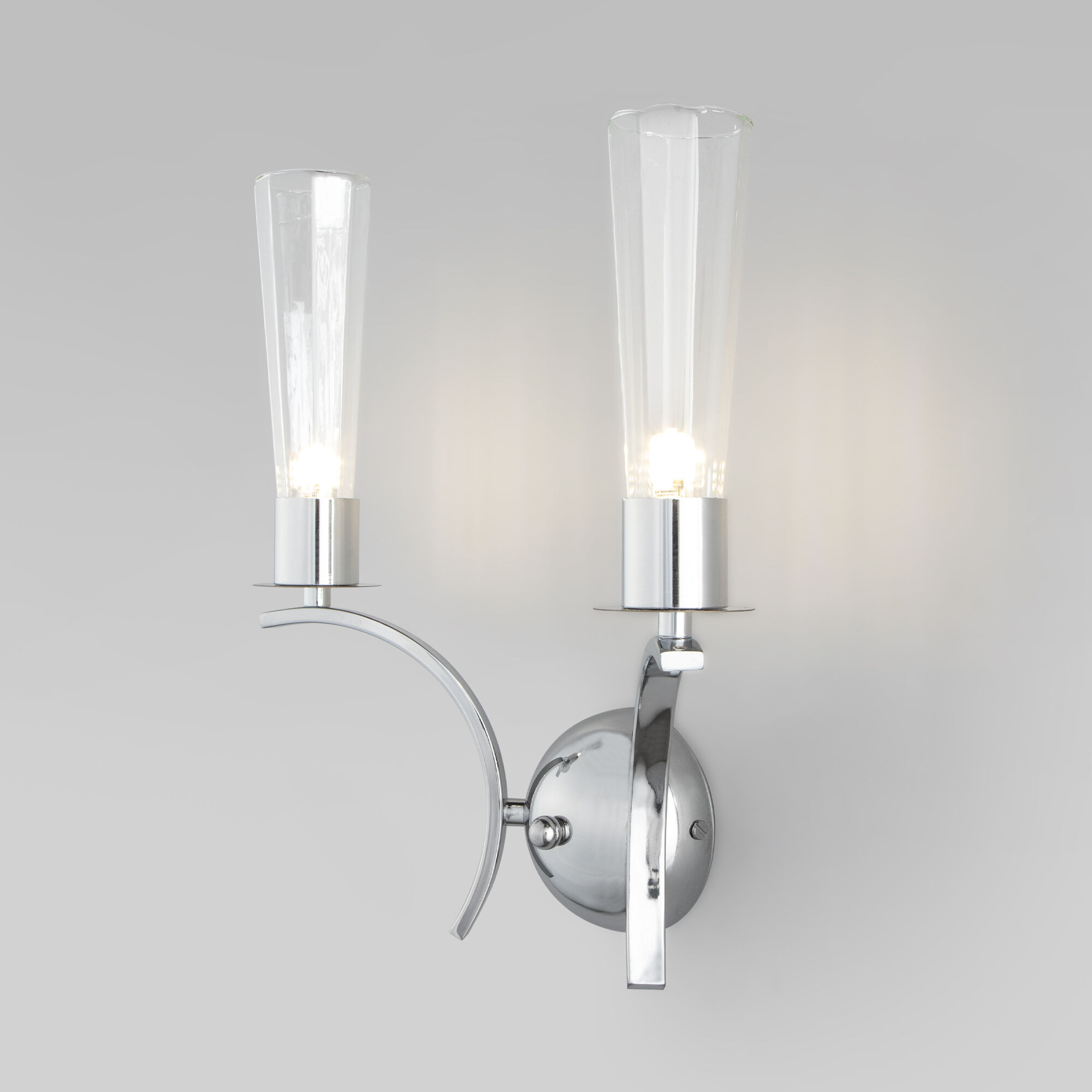 Настенный светильник со стеклянными плафонами Eurosvet Rosher 60141/2. Фото 1