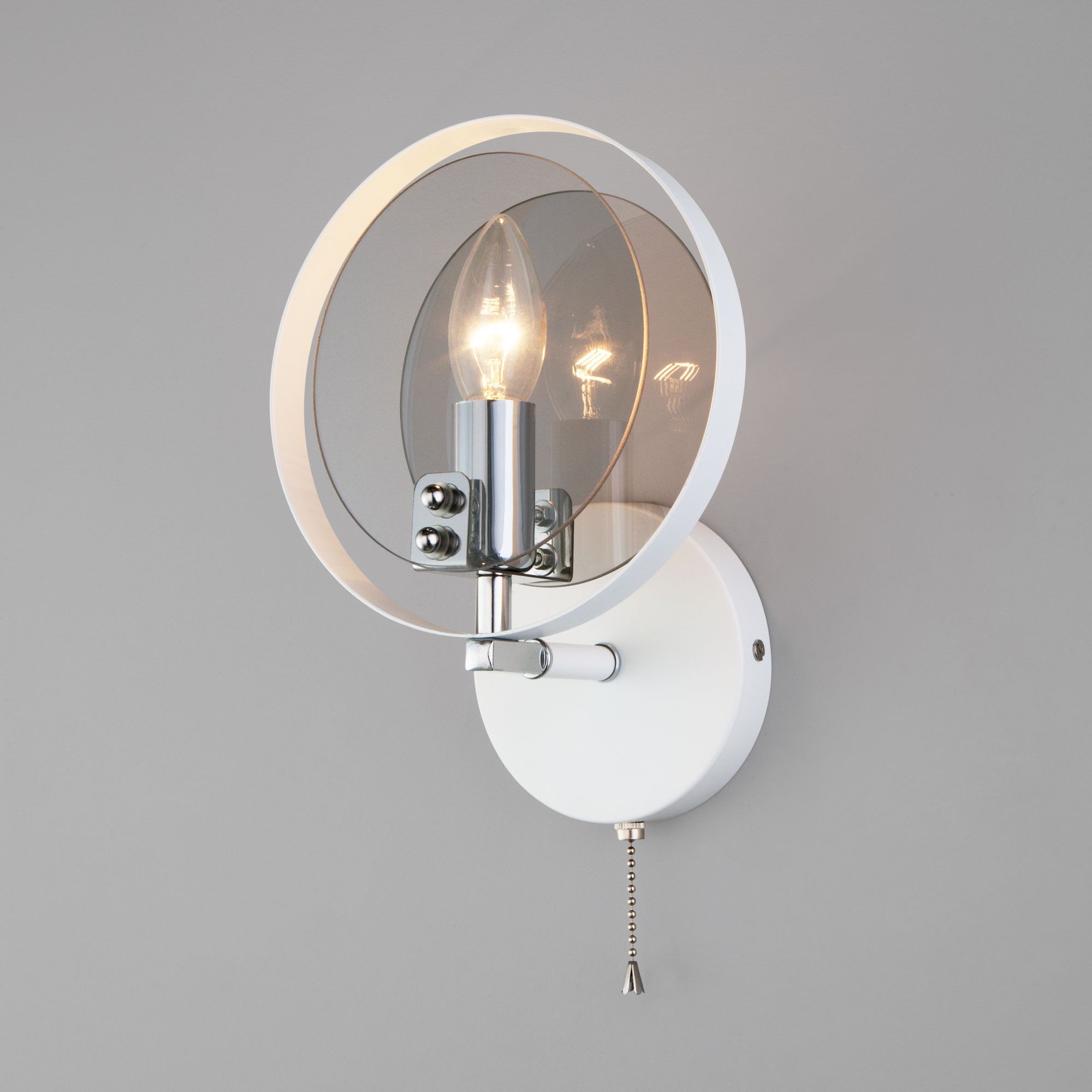 Настенный светильник в стиле лофт Eurosvet Gallo 70121/1 белый. Фото 1