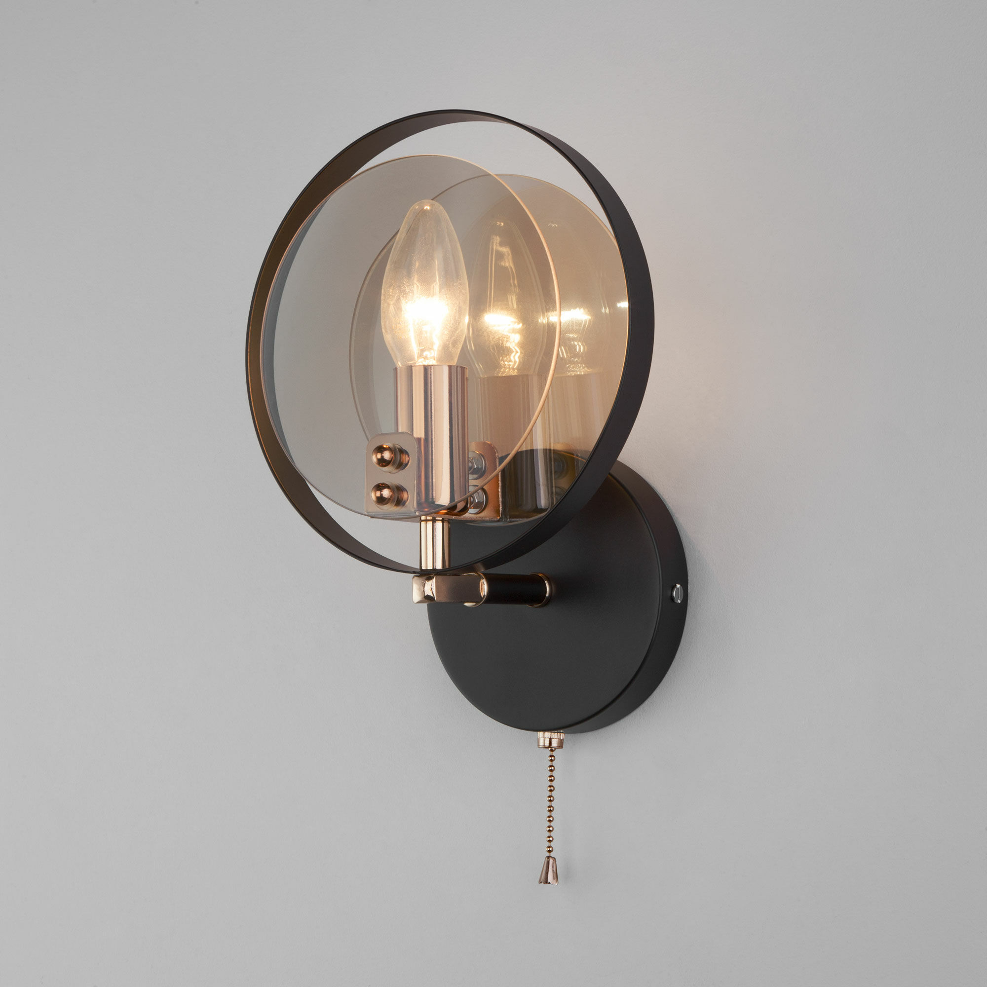 Настенный светильник в стиле лофт Eurosvet Gallo 70121/1 черный. Фото 1