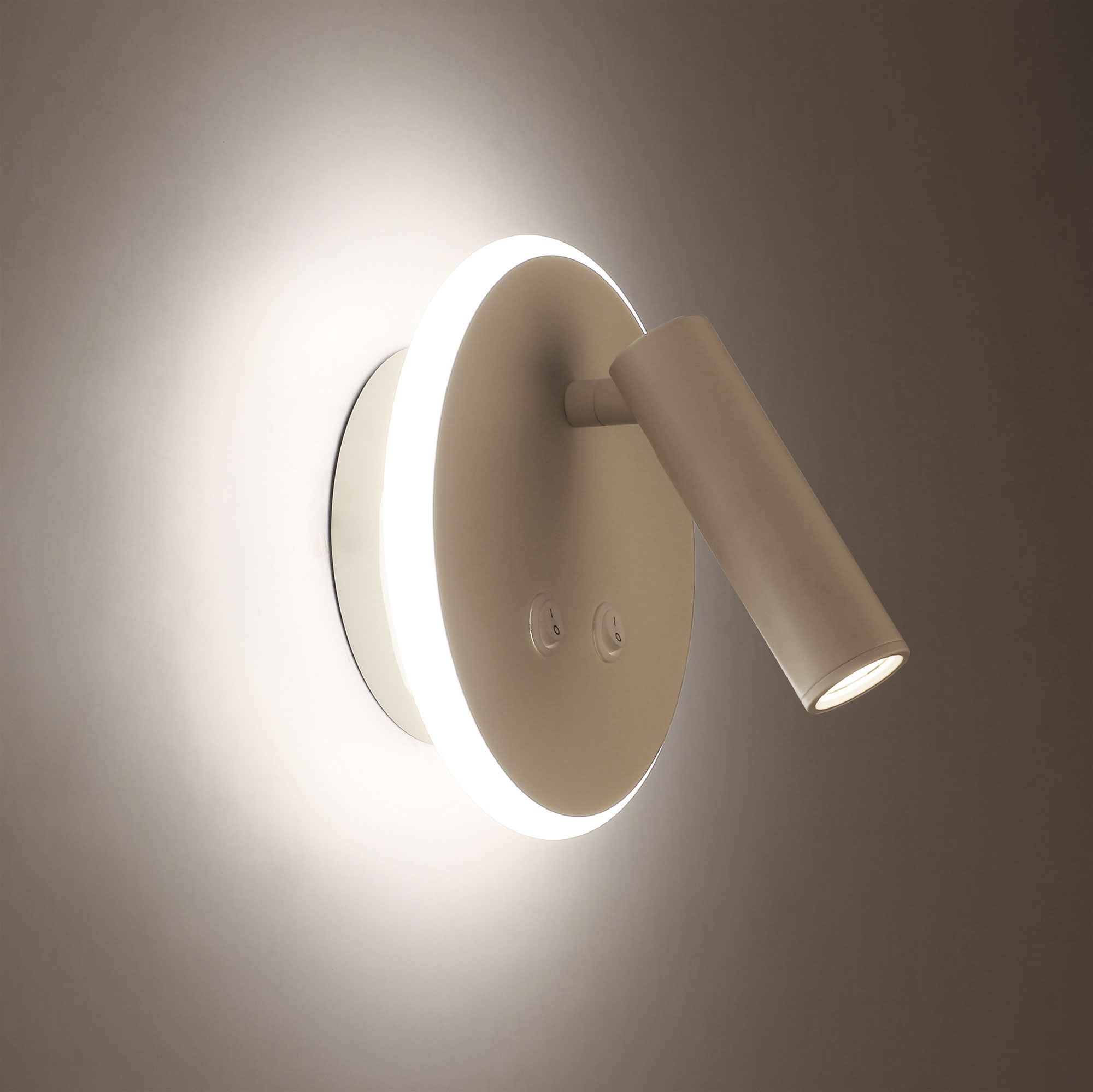 Настенный светодиодный светильник с поворотным плафоном Tera LED Elektrostandard Tera MRL LED 1014 белый. Фото 4
