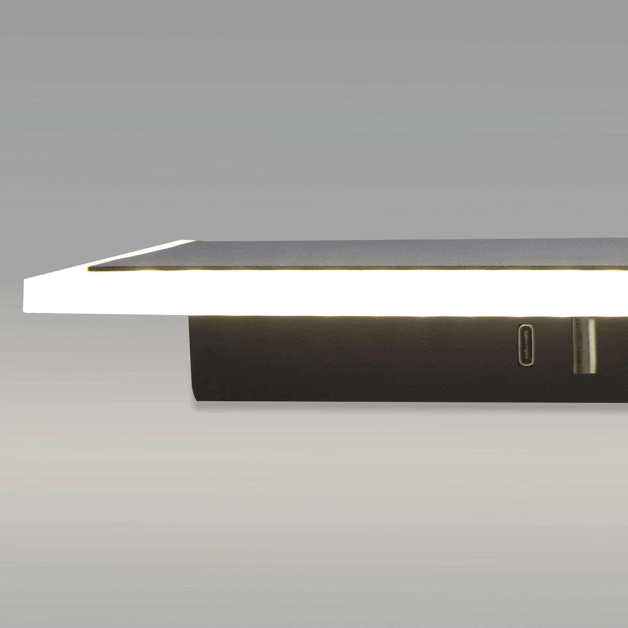 Настенный светодиодный светильник с USB и Type-C Eurosvet Binar 20127/1 LED черный. Фото 3