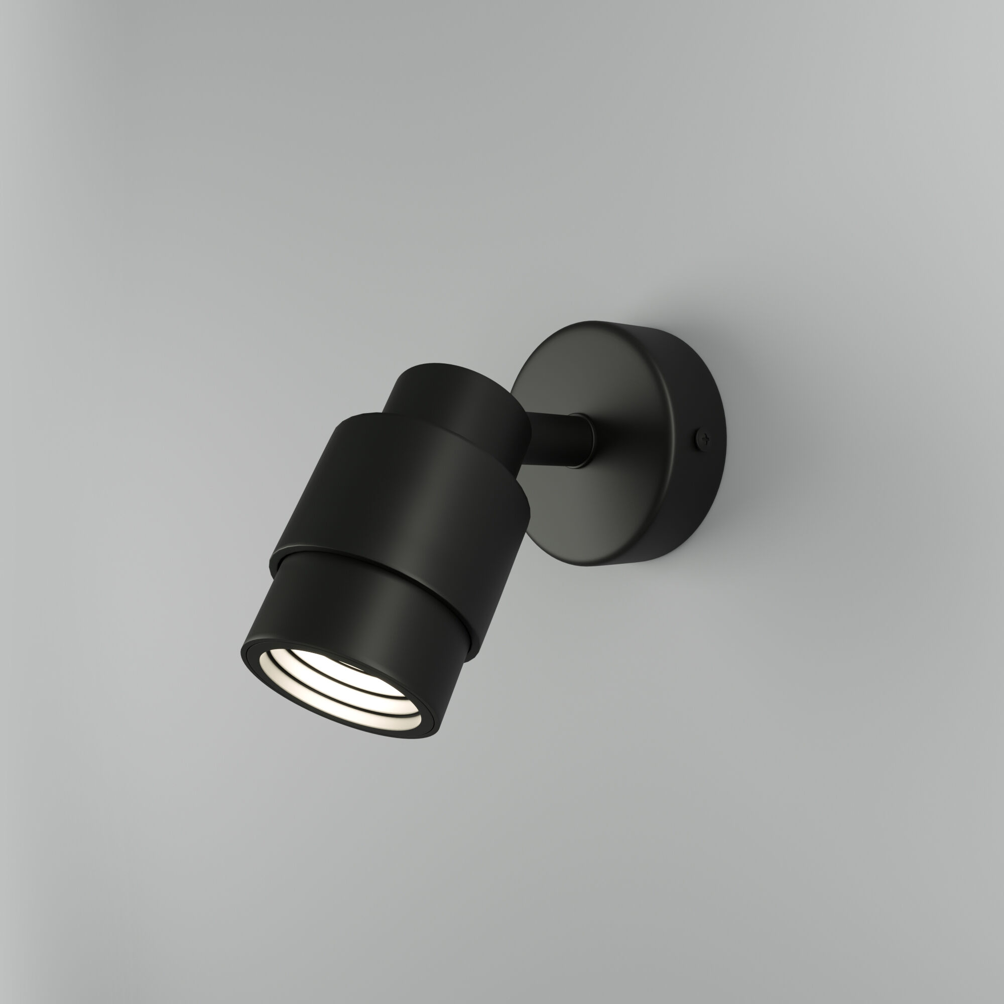 Настенный светодиодный светильник в стиле лофт Eurosvet Plat 20125/1 черный. Фото 1