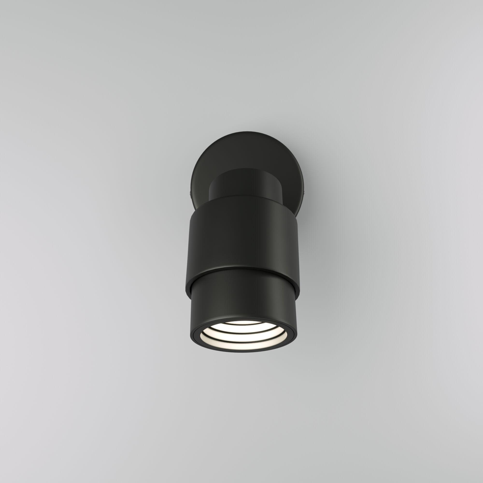 Настенный светодиодный светильник в стиле лофт Eurosvet Plat 20125/1 черный. Фото 2