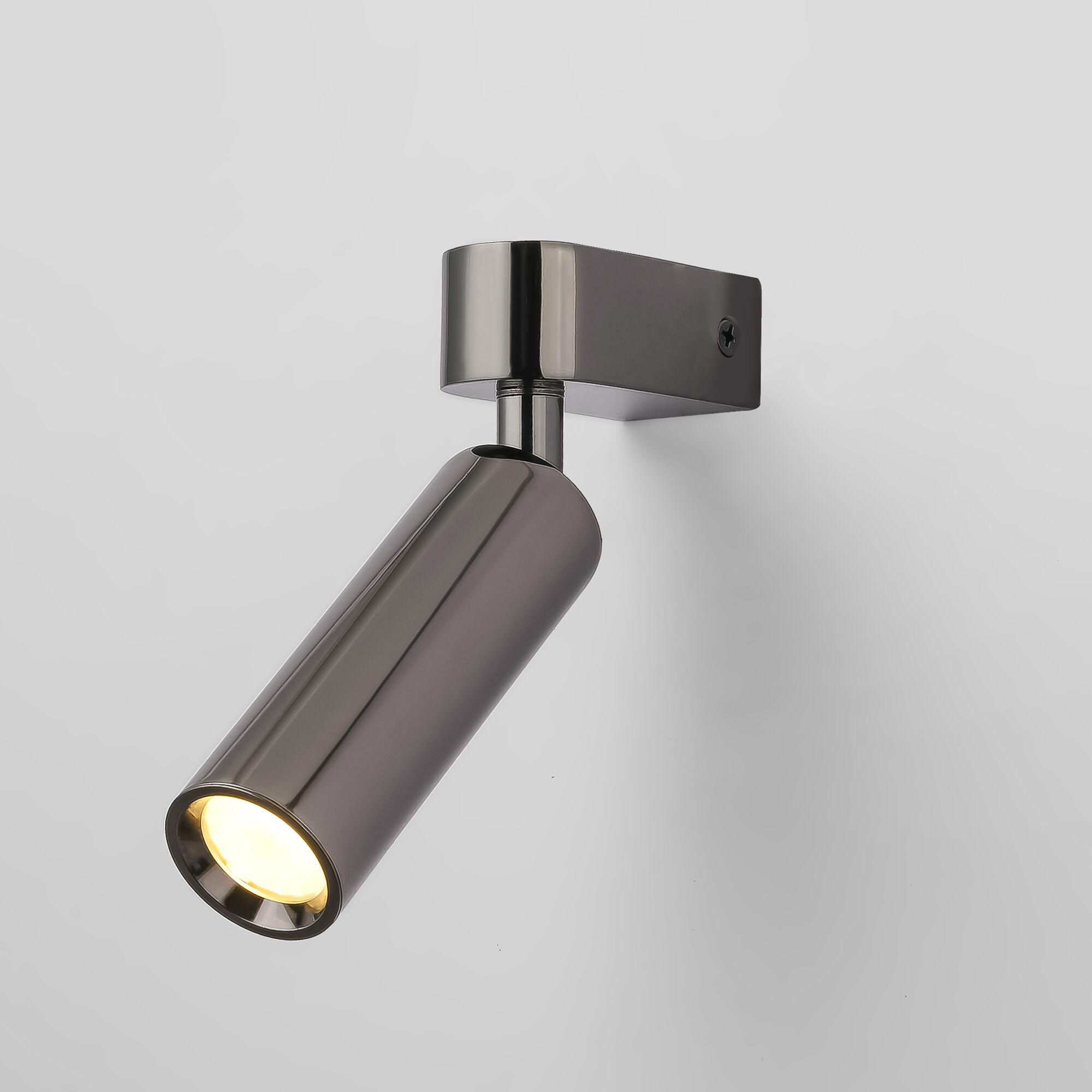 Настенный светодиодный светильник в стиле лофт Eurosvet Pitch 20143/1 LED титан. Фото 1