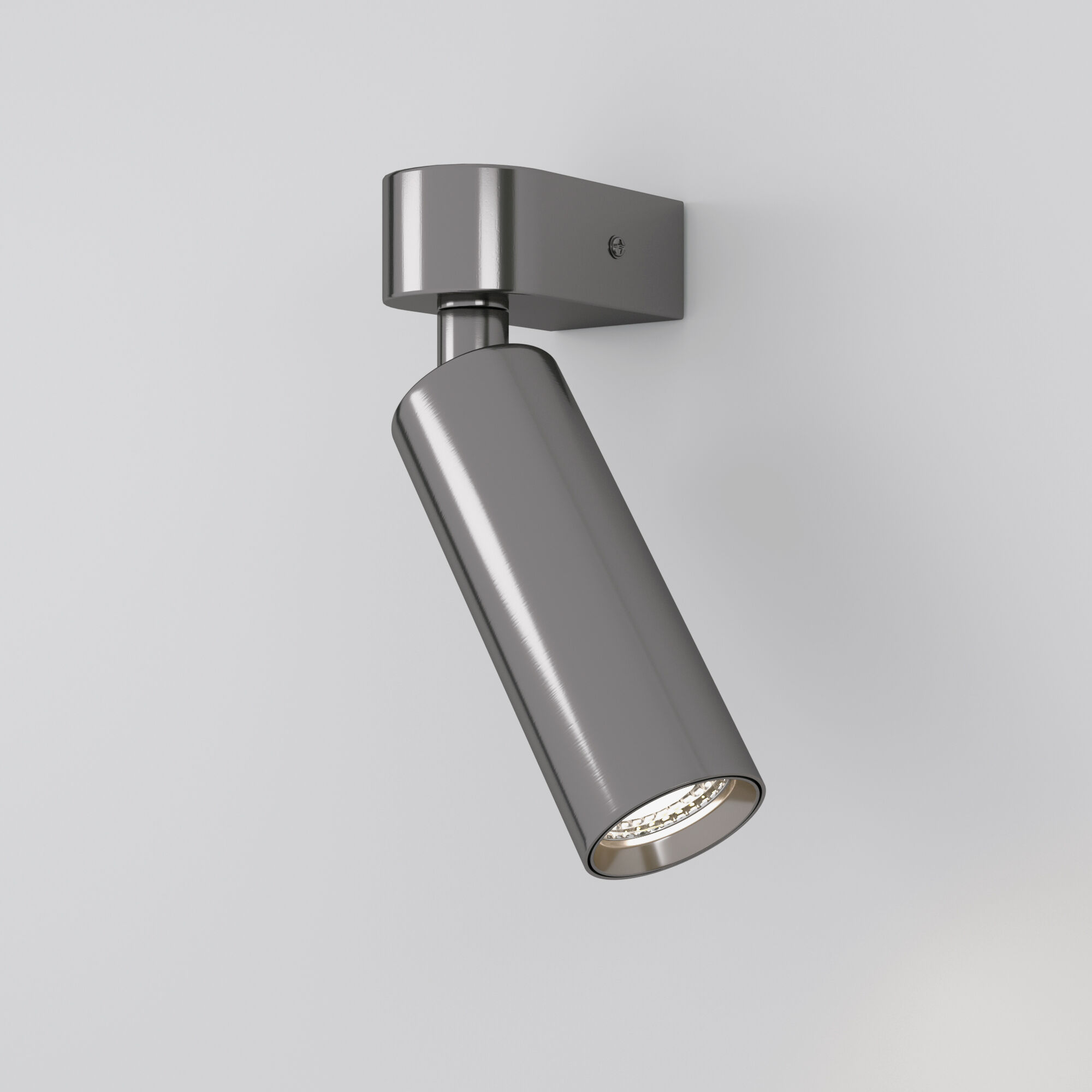 Настенный светодиодный светильник в стиле лофт Eurosvet Pitch 20143/1 LED титан. Фото 2