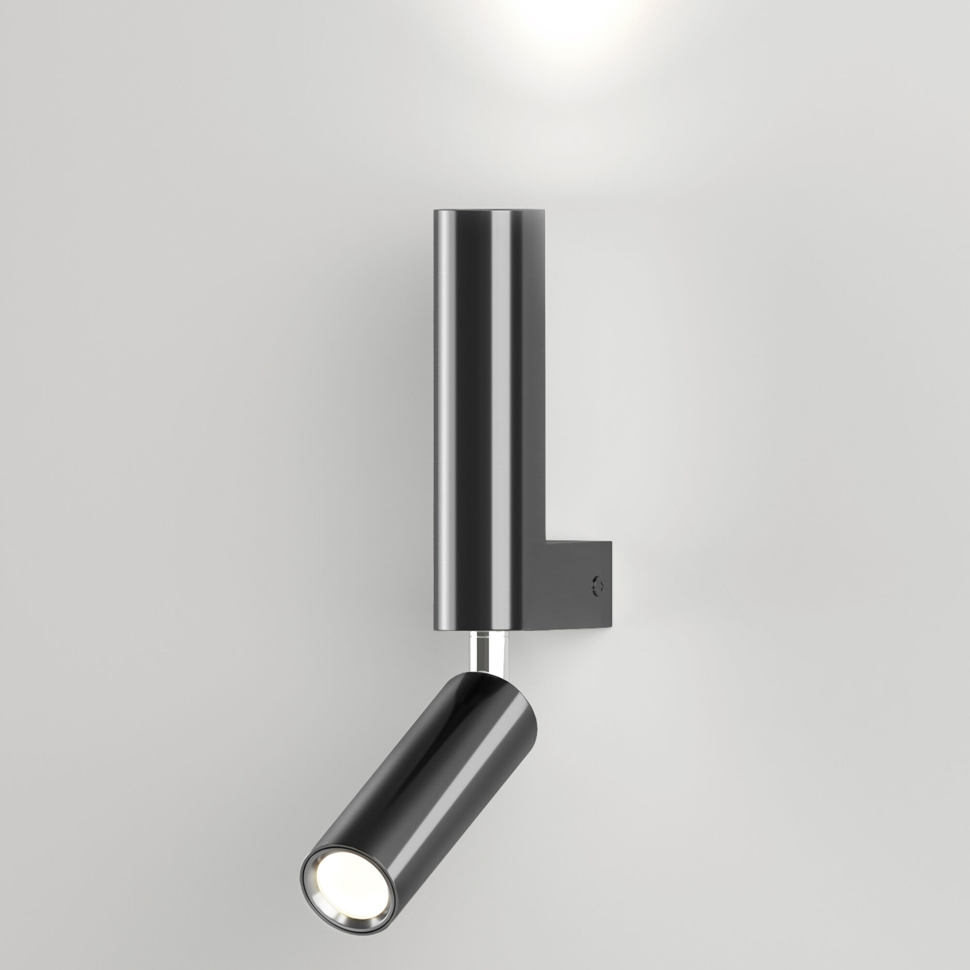 Настенный светодиодный светильник в стиле лофт Eurosvet Pitch 40020/1 LED черный жемчуг. Фото 1