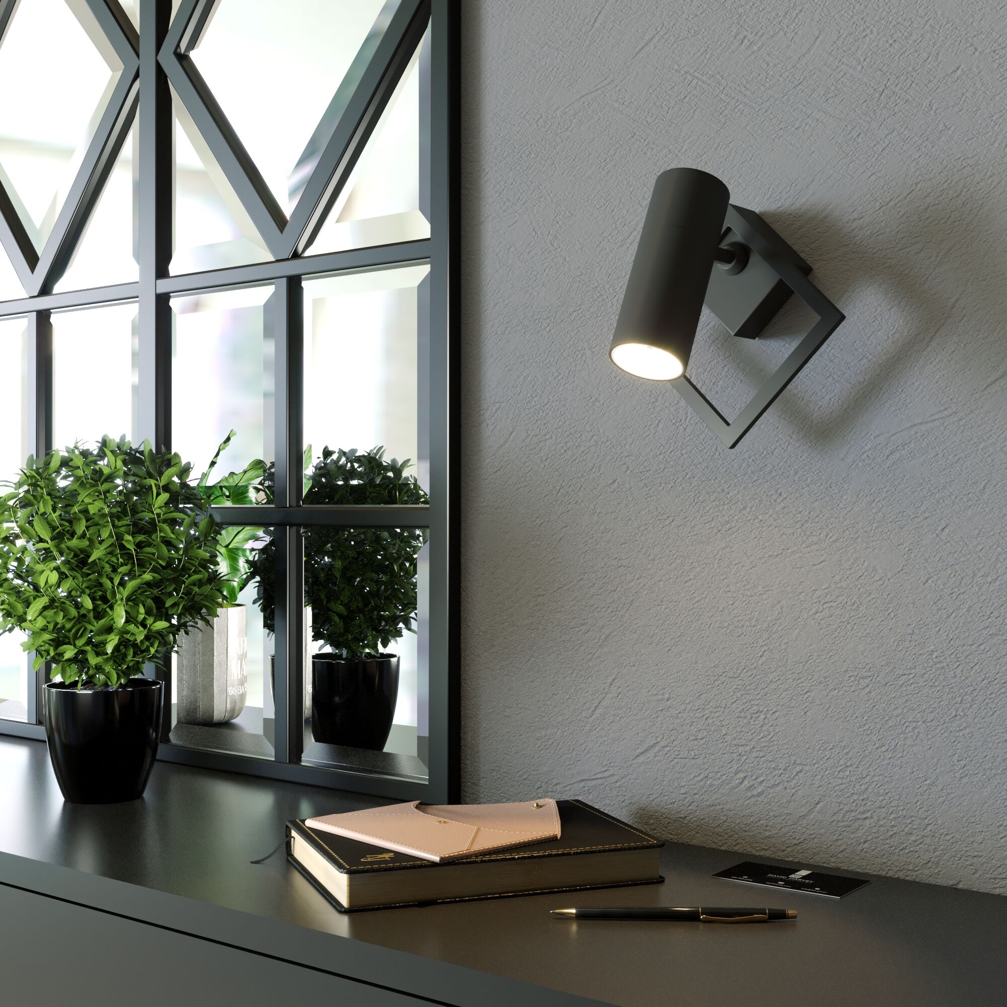 Настенный светодиодный светильник в стиле минимализм Eurosvet Turro 20091/1 LED черный. Фото 5