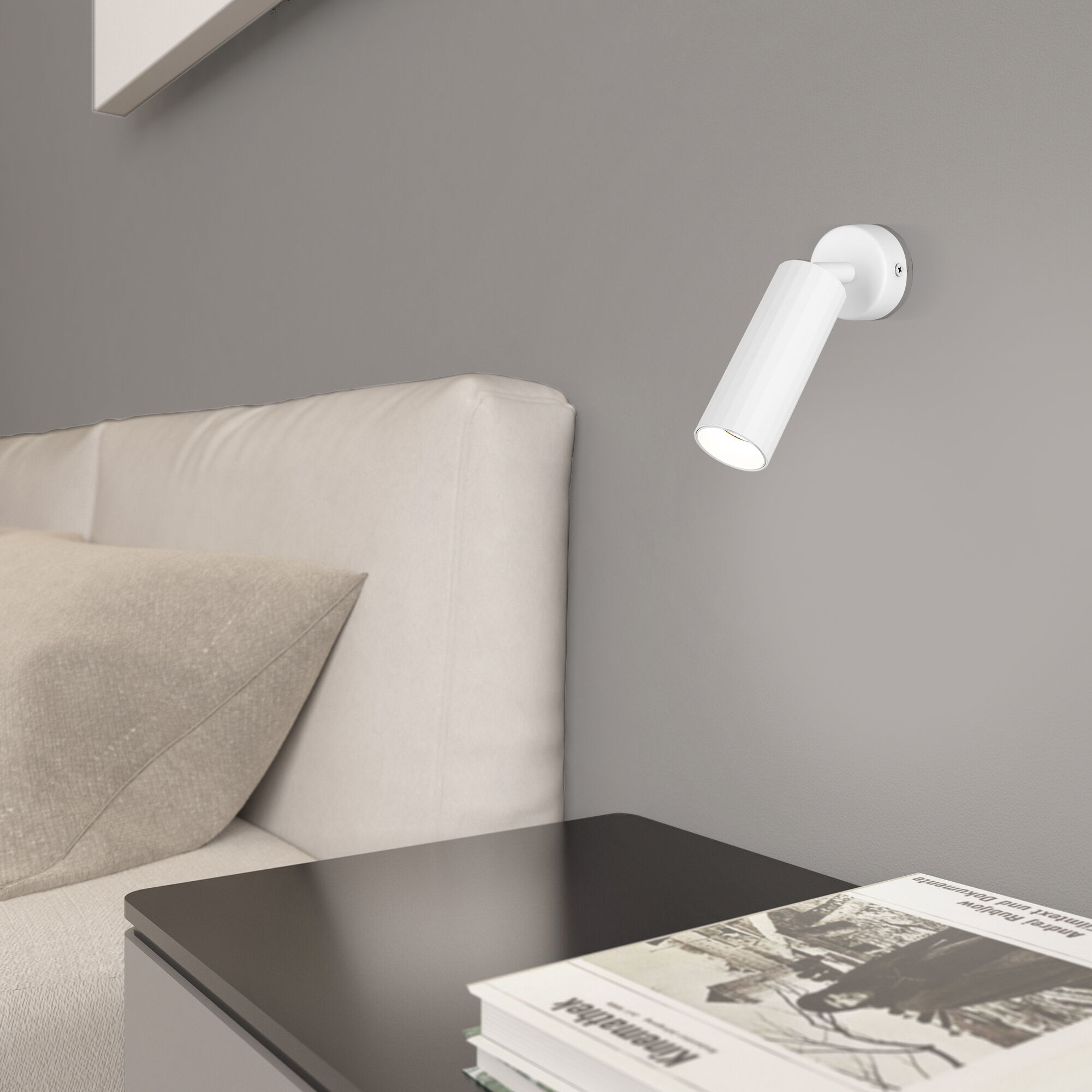 Настенный светодиодный светильник в стиле минимализм Eurosvet Arris 20098/1 LED белый. Фото 5