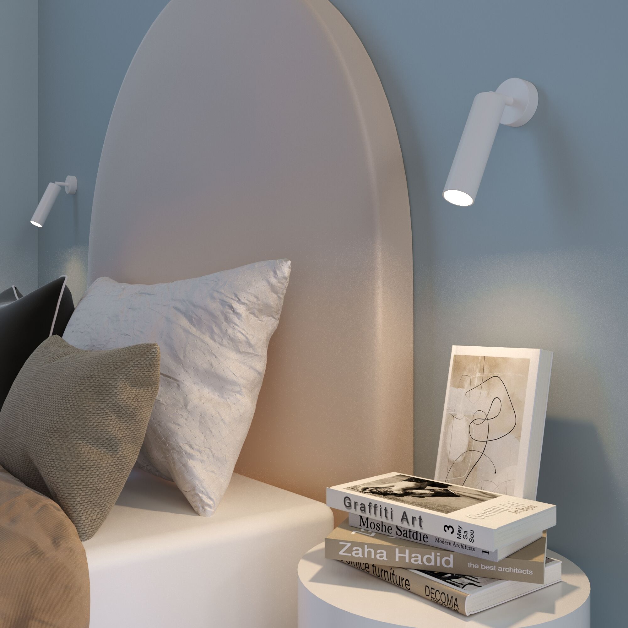 Настенный светодиодный светильник в стиле минимализм Eurosvet Ease 20128/1 LED белый. Фото 6
