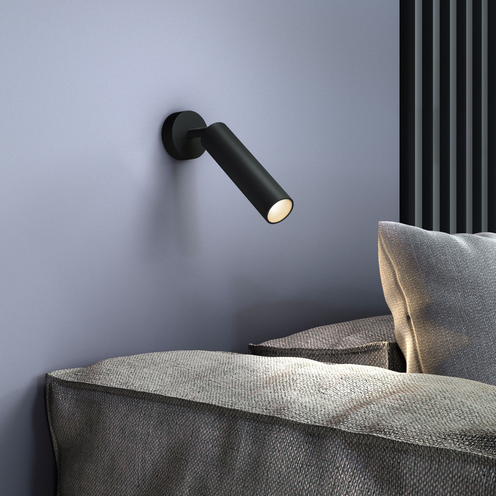 Настенный светодиодный светильник в стиле минимализм Eurosvet Ease 20128/1 LED черный. Фото 5