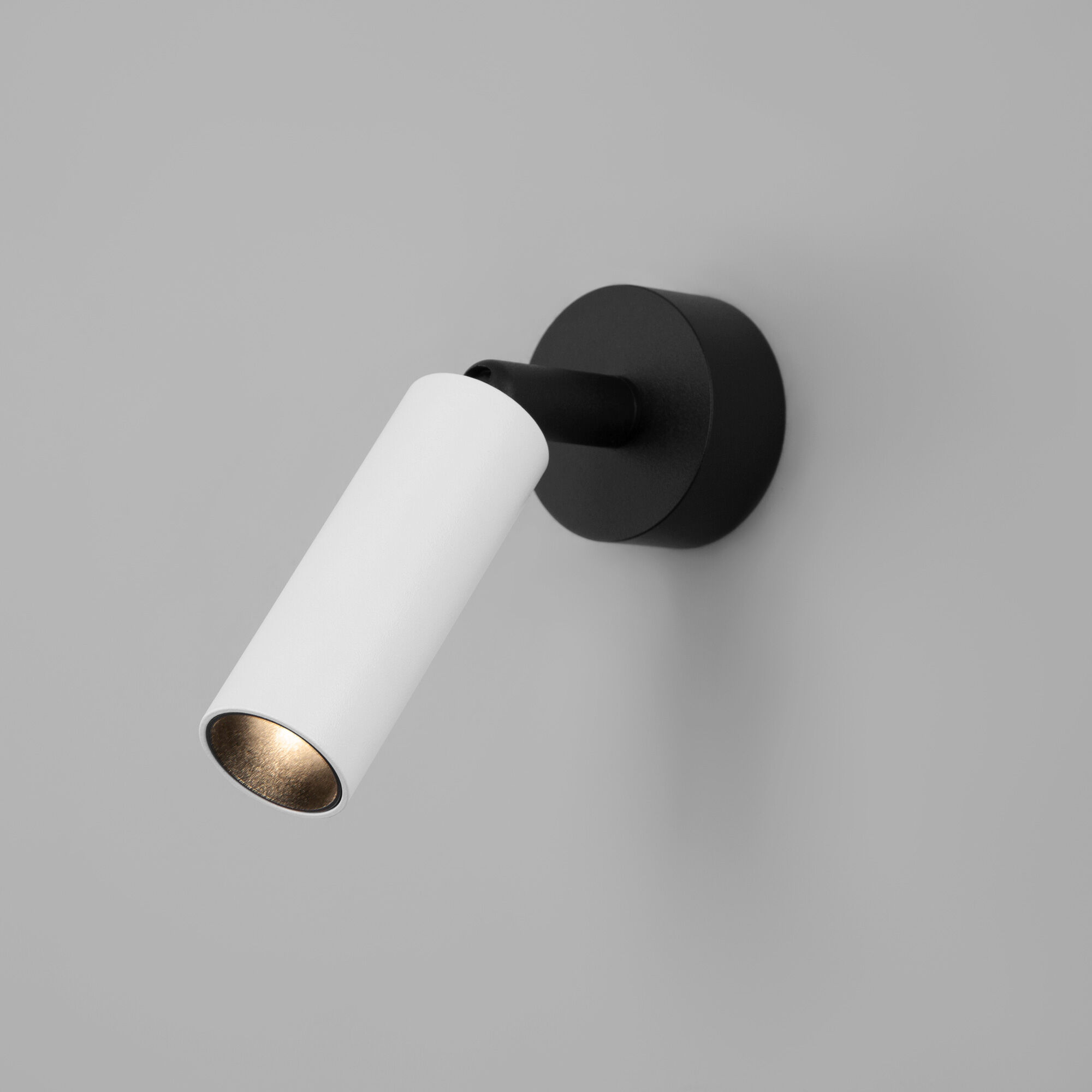 Настенный светодиодный светильник в стиле минимализм Eurosvet Pin 20133/1 LED белый/черный. Фото 1