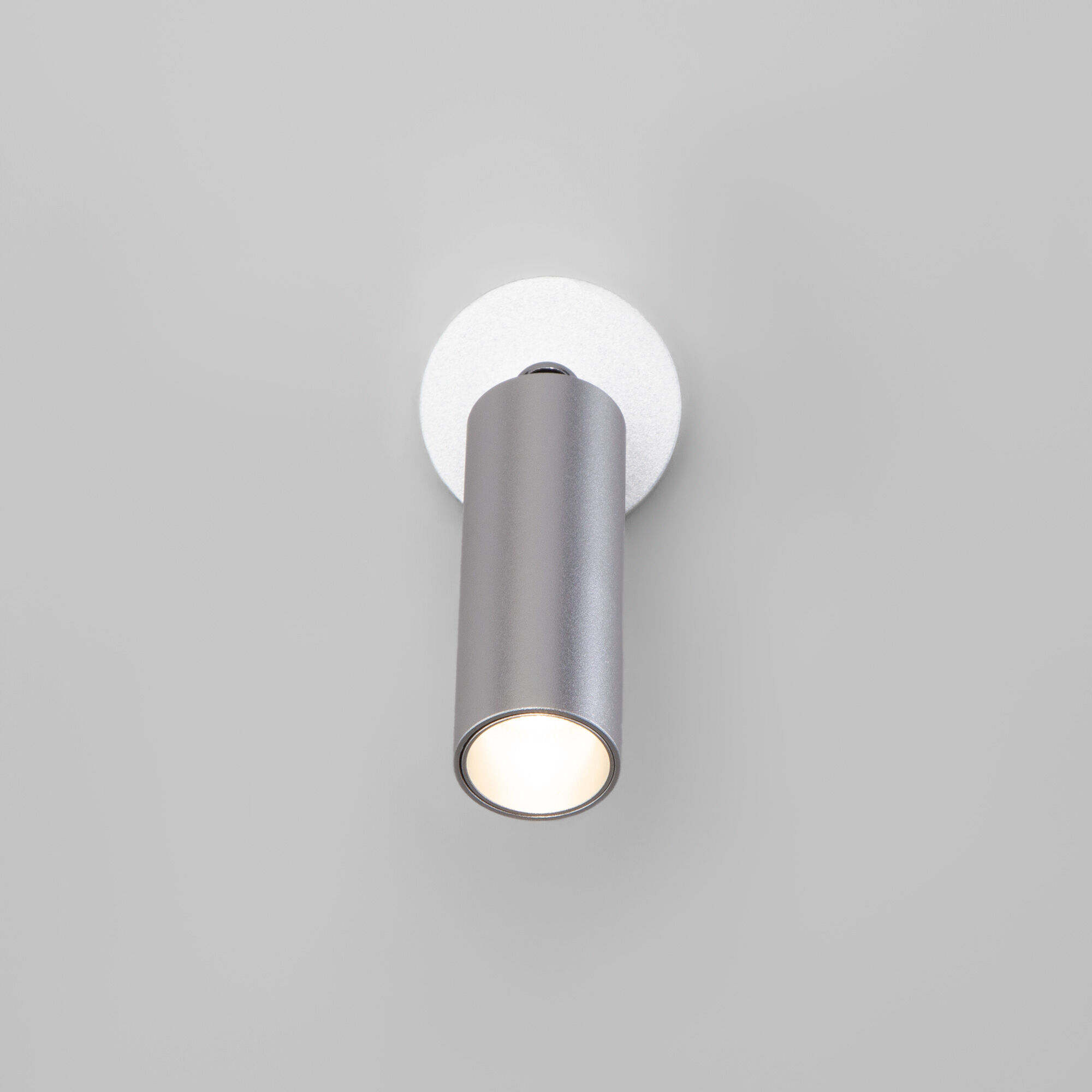 Настенный светодиодный светильник в стиле минимализм Eurosvet Pin 20133/1 LED серебро. Фото 3
