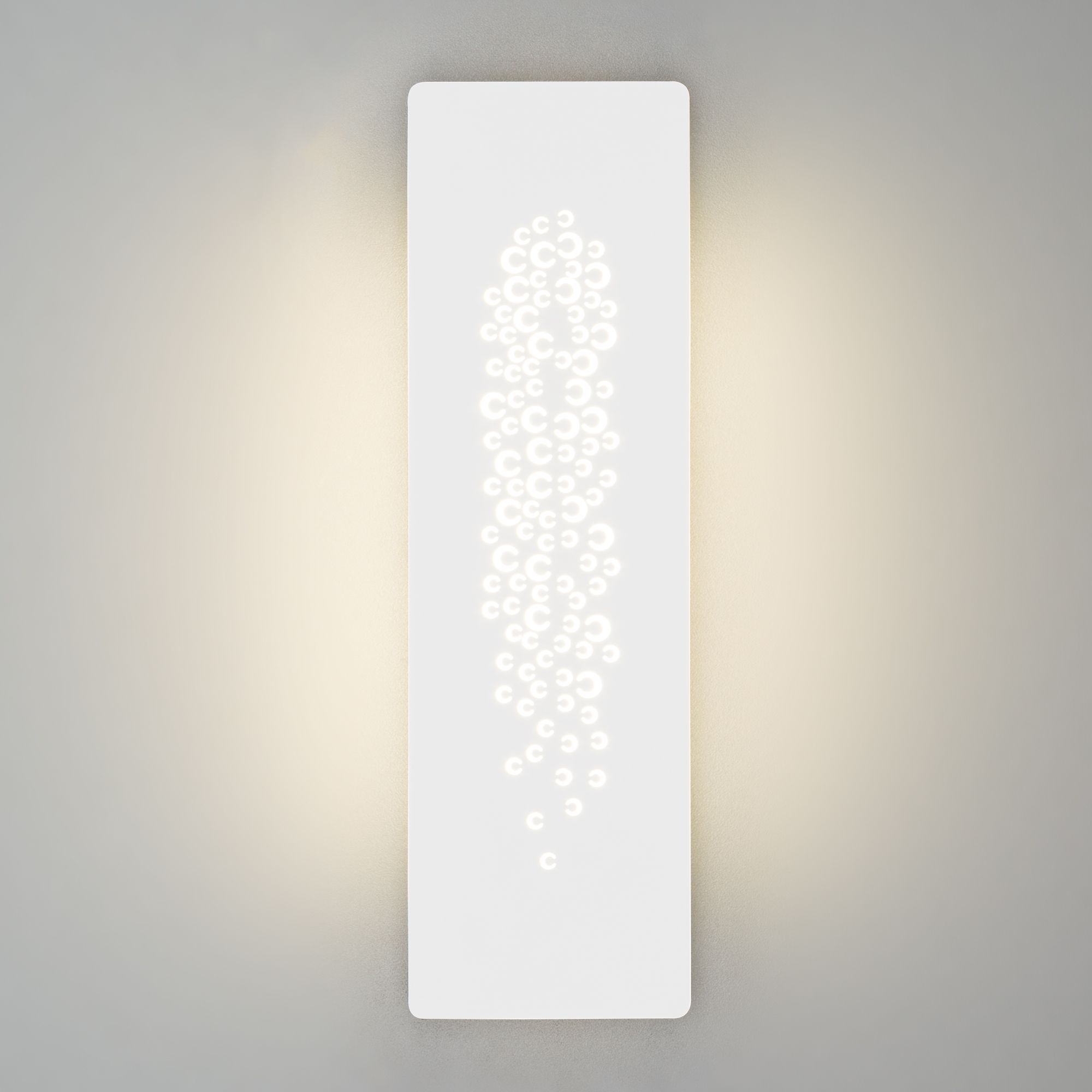 Настенный светодиодный светильник в стиле минимализм Eurosvet Grape 40149/1 LED белый. Фото 1