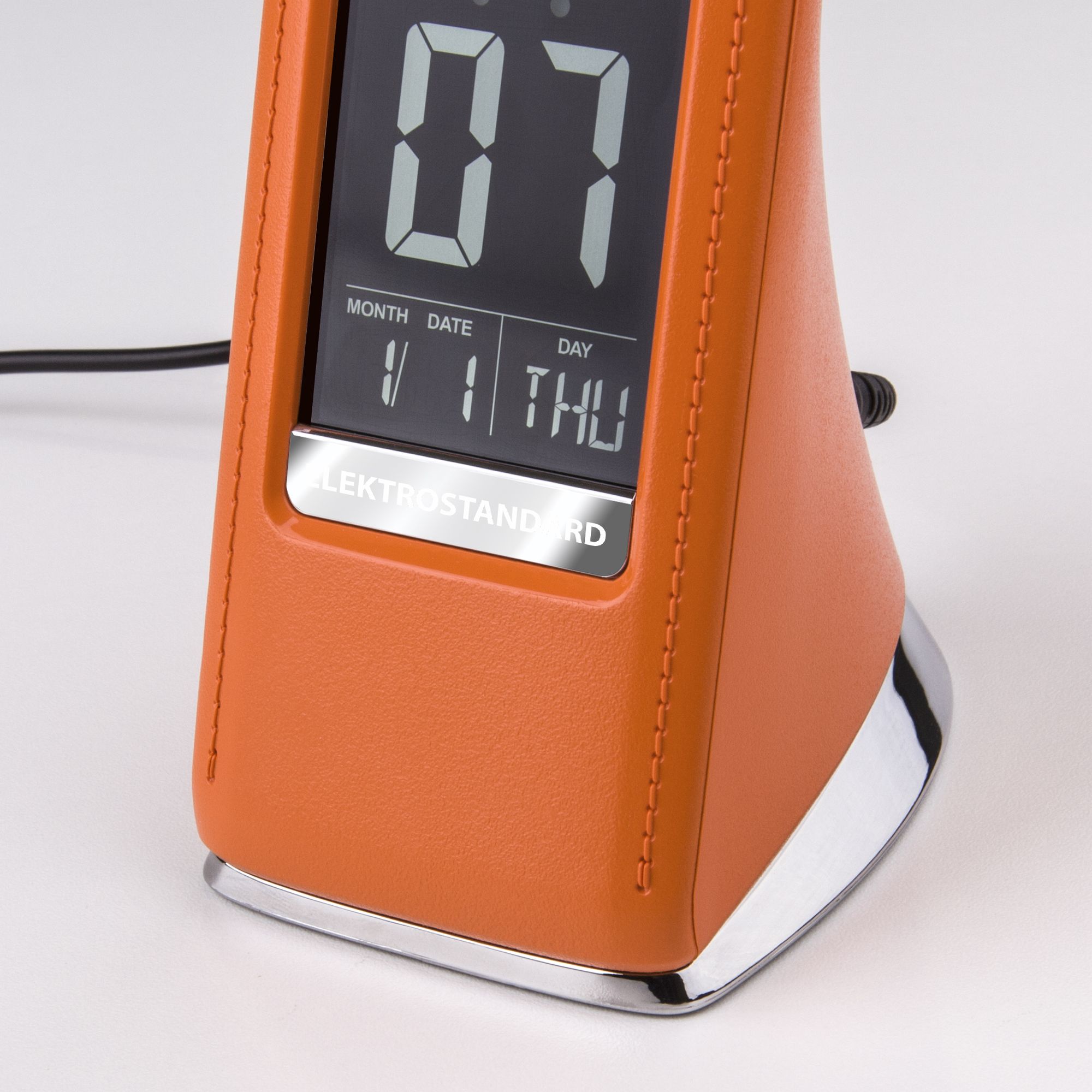 Настольная лампа с часами Elektrostandard ELARA Elara оранжевый (TL90220). Фото 5
