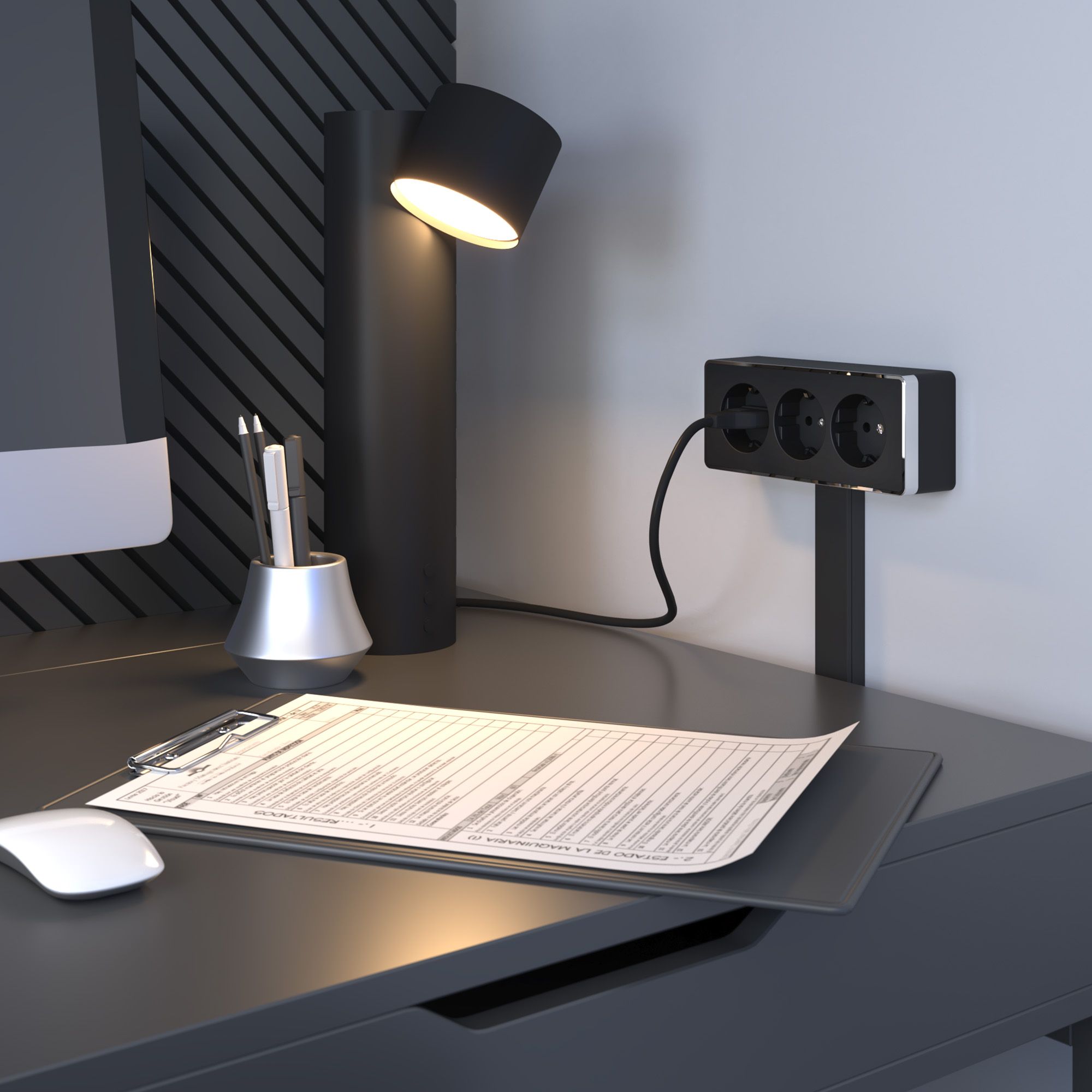Настольный светодиодный светильник с регулировкой цветовой температуры и яркости Eurosvet Premier 80425/1 черный. Фото 5