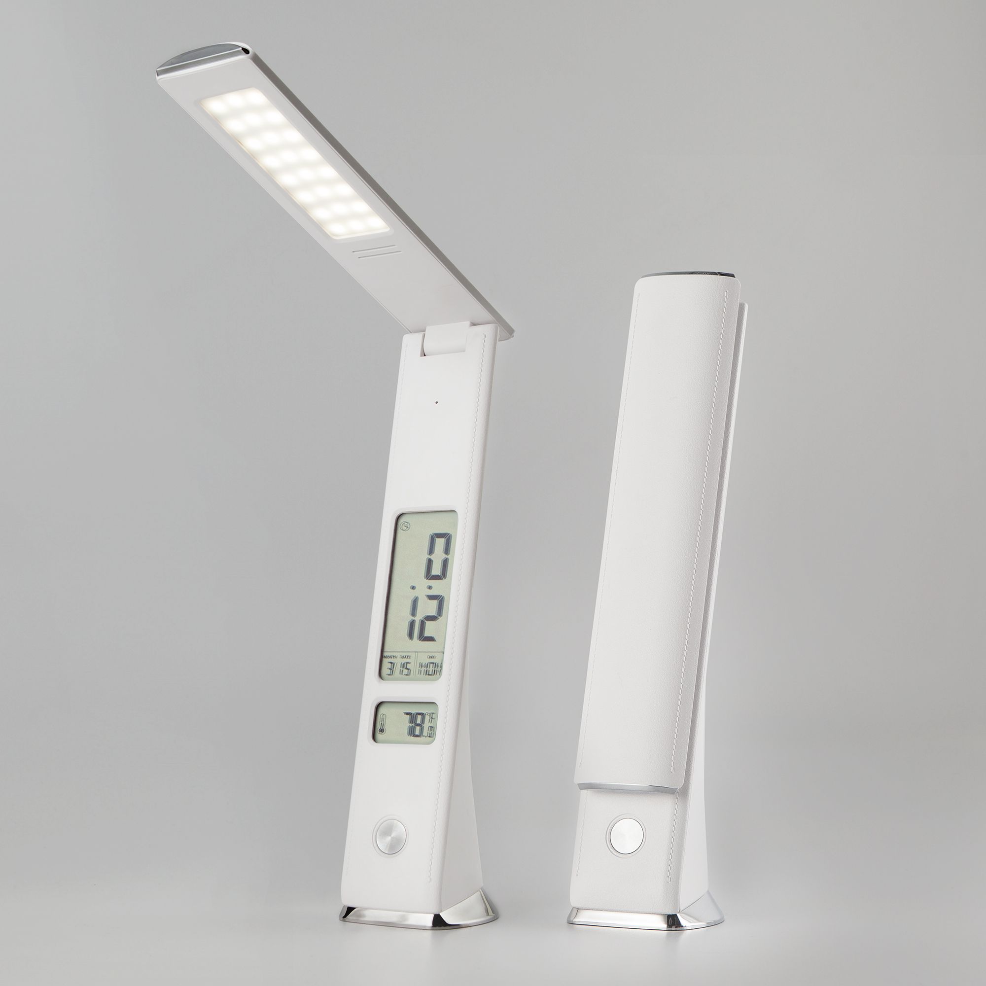 Настольный светодиодный светильник с сенсорным управлением и аккумулятором Eurosvet Business 80504/1 белый. Фото 4