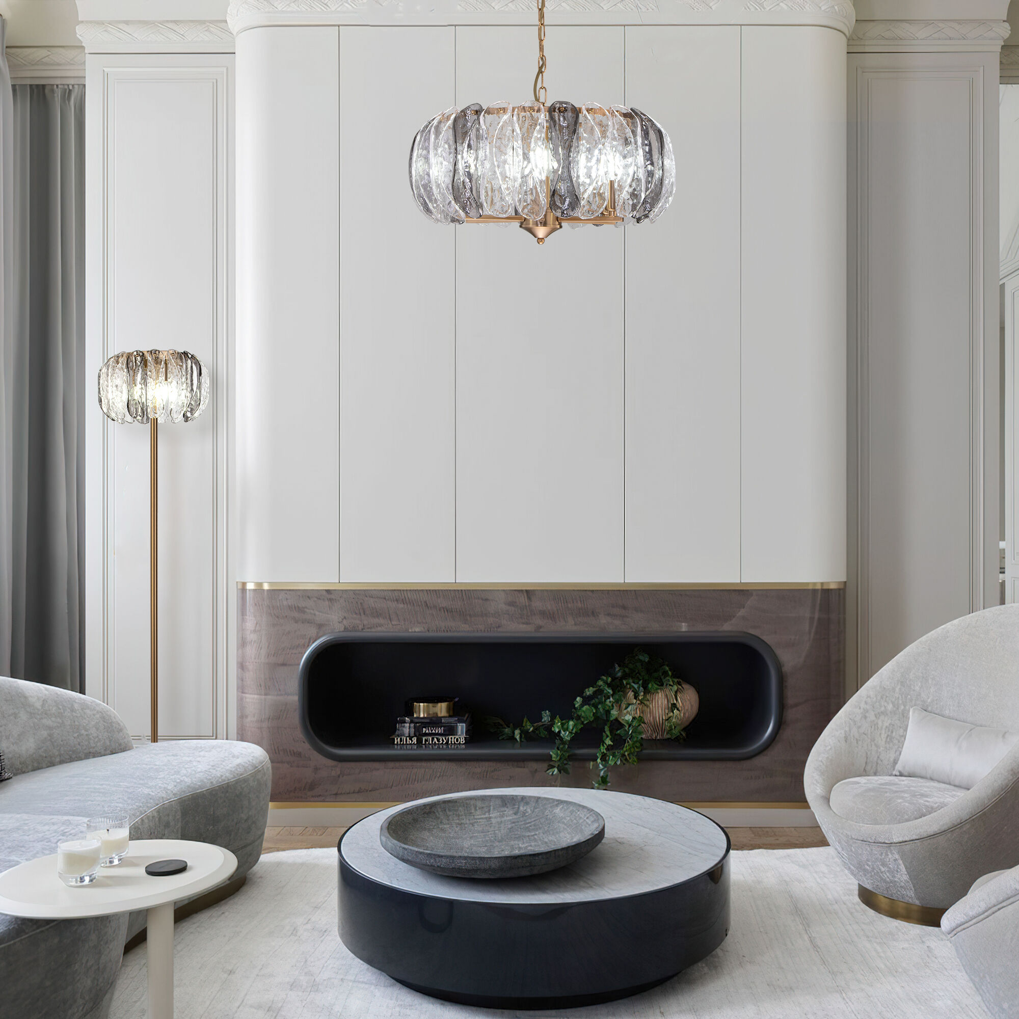 Подвесная люстра со стеклянным рассеивателем Smart Bogate's Callas 365/6 Smart. Фото 3