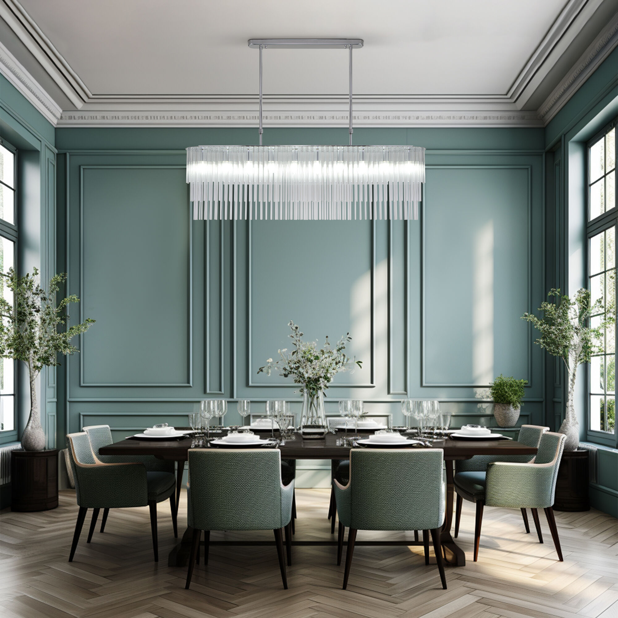 Подвесная люстра со стеклянным рассеивателем Smart Bogate's Allure 487/10 Smart. Фото 3