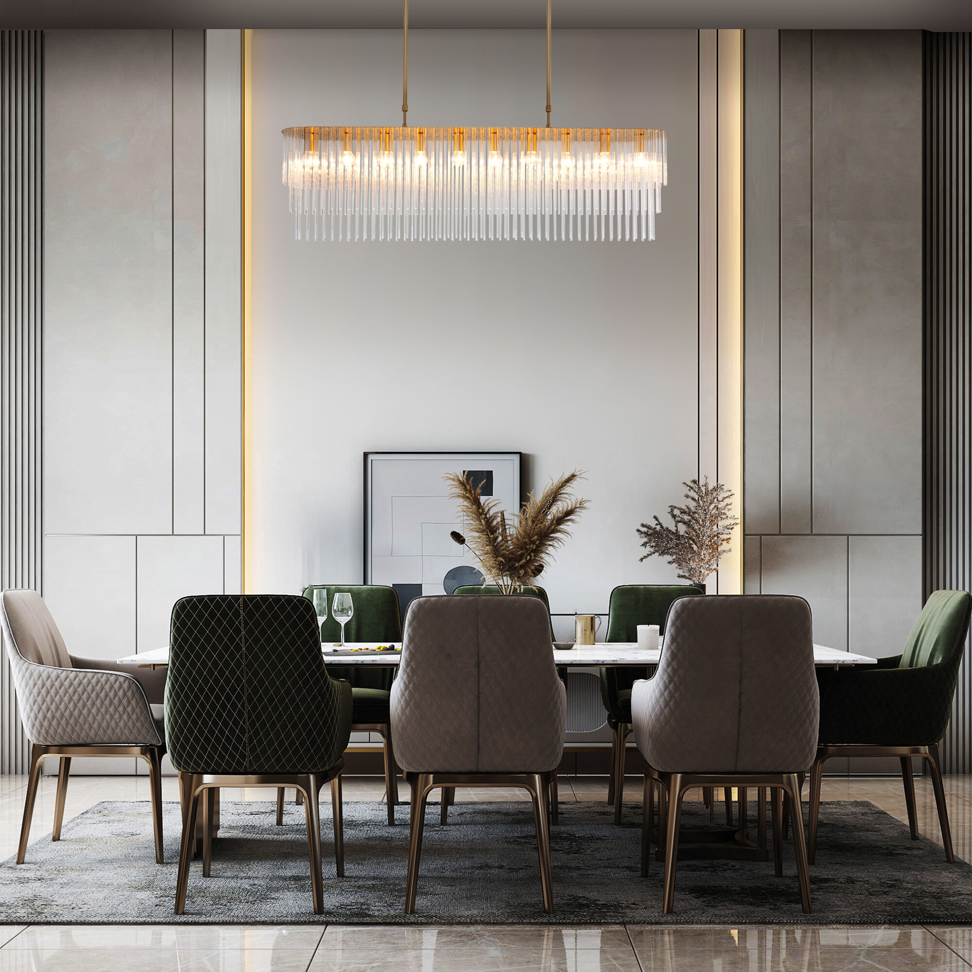 Подвесная люстра со стеклянным рассеивателем Smart Bogate's Allure 488/10 Smart. Фото 3