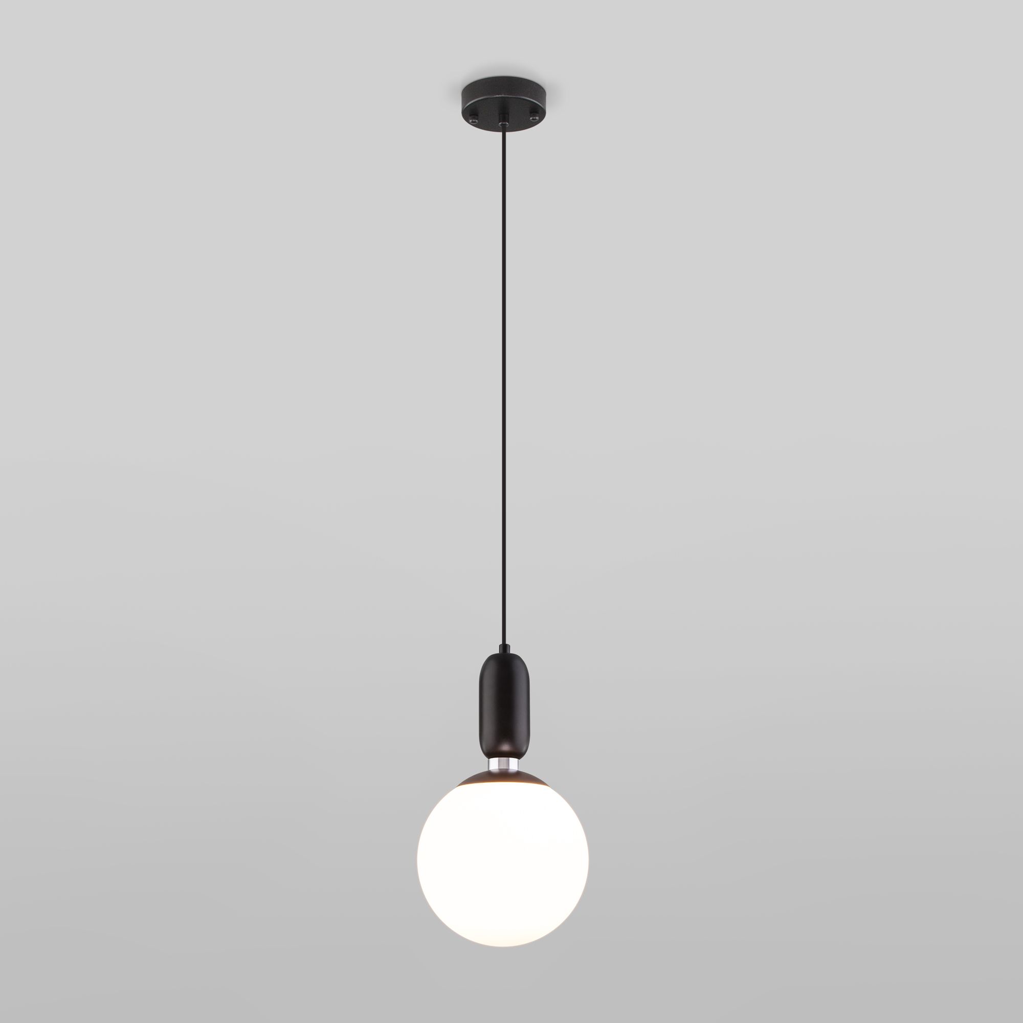 Подвесной светильник с плафоном Eurosvet Bubble 50197/1 черный. Фото 2