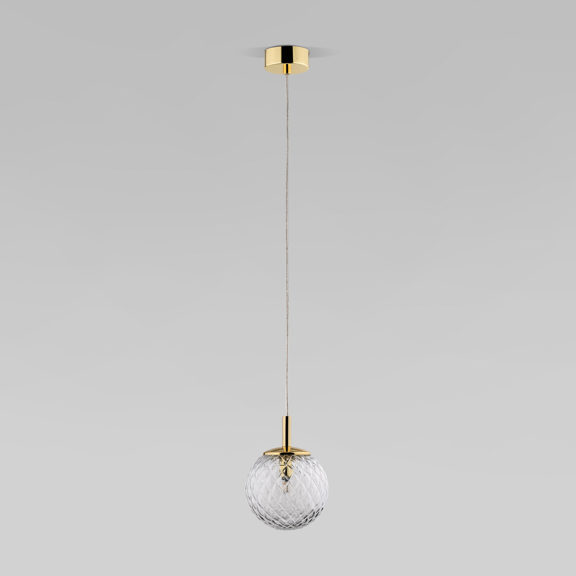 Подвесной светильник со стеклянным плафоном TK Lighting Cadix 759 Cadix Gold. Фото 1