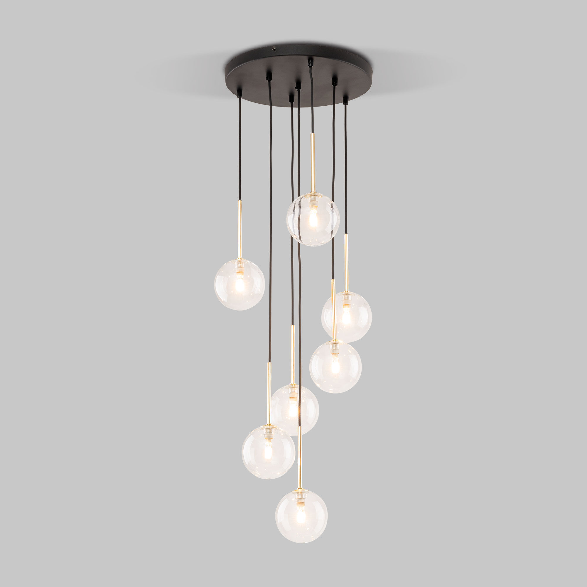 Подвесной светильник со стеклянными плафонами TK Lighting Nilos 15362 Nilos. Фото 2