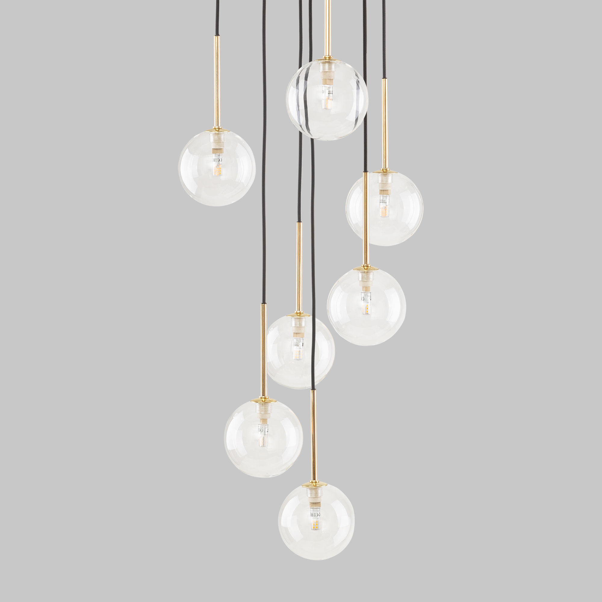 Подвесной светильник со стеклянными плафонами TK Lighting Nilos 15362 Nilos. Фото 3