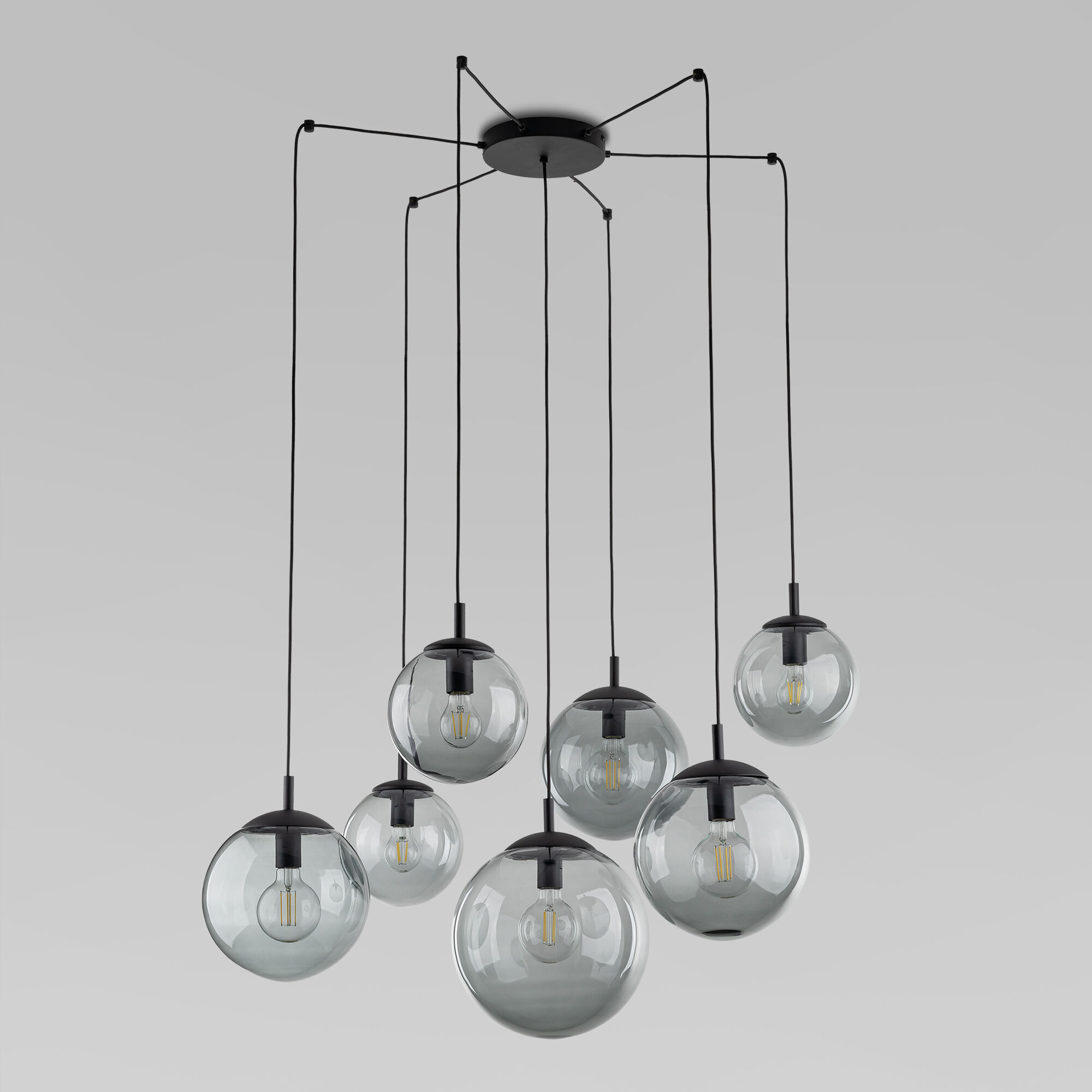 Подвесной светильник со стеклянными плафонами TK Lighting Esme 15385 Esme. Фото 2