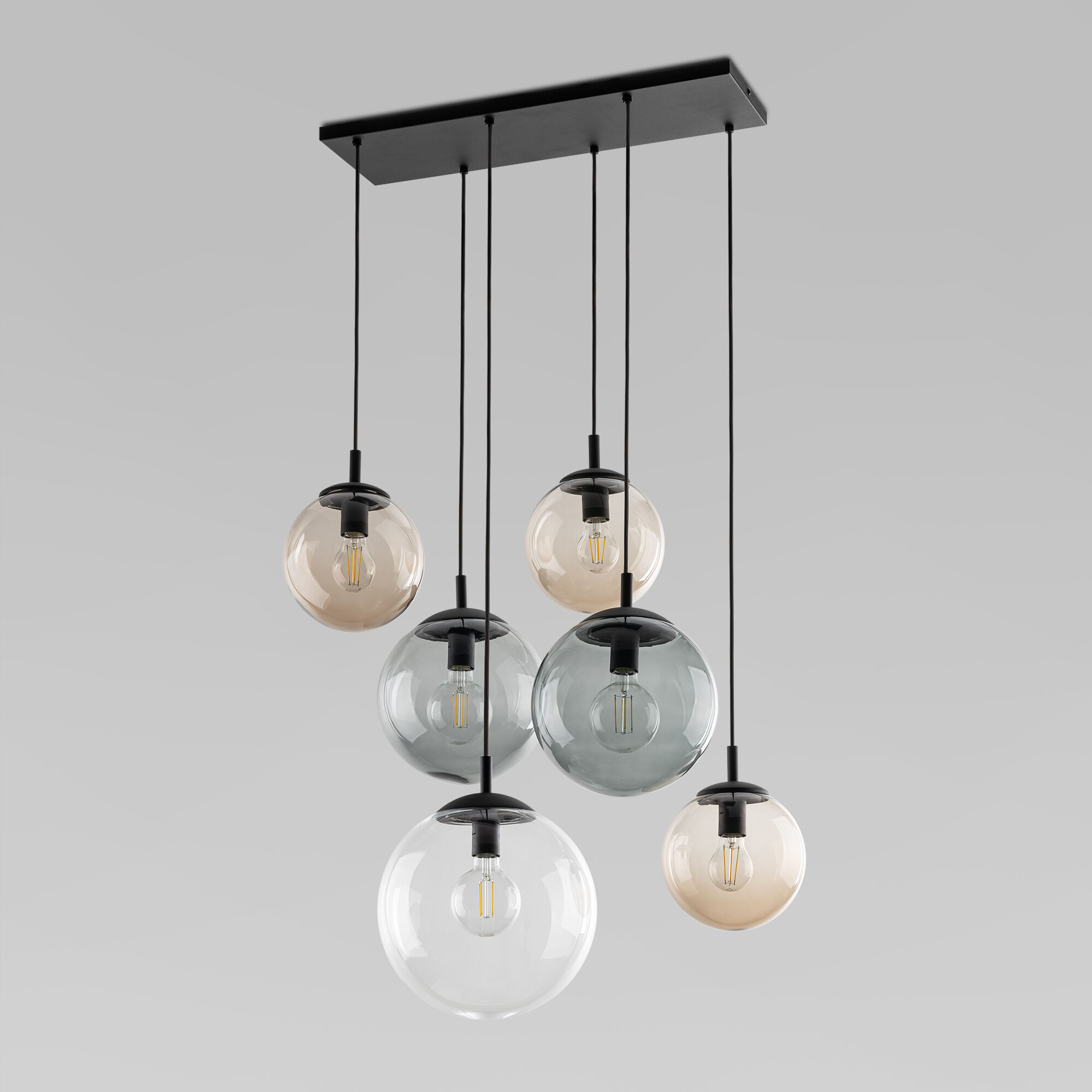 Подвесной светильник со стеклянными плафонами TK Lighting Esme 4819 Esme. Фото 2