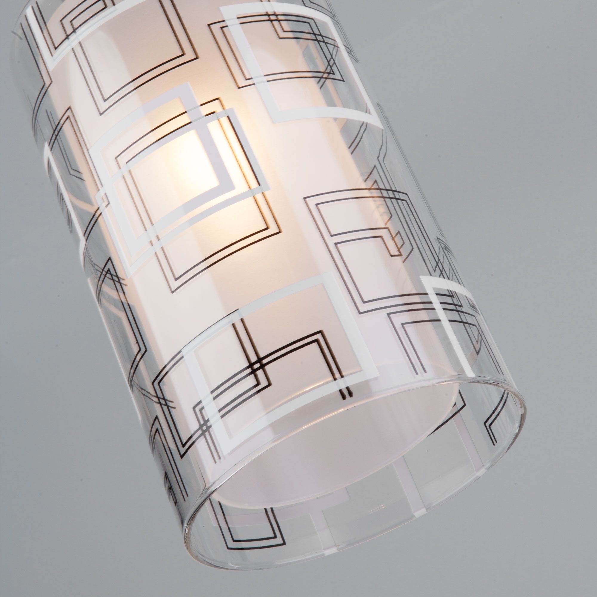 Подвесной светильник со стеклянными плафонами Eurosvet Stella 50002/2 хром. Фото 2