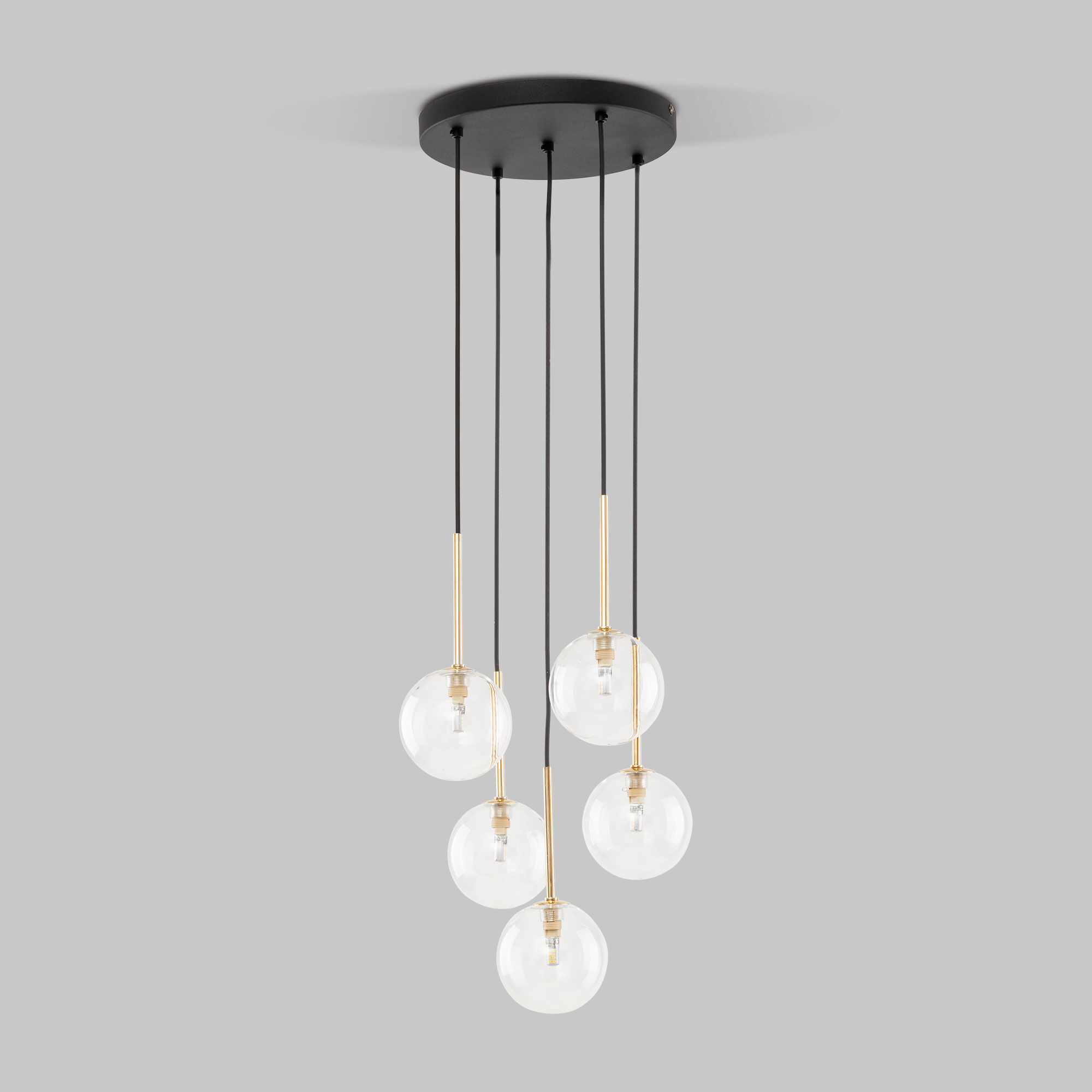 Подвесной светильник со стеклянными плафонами TK Lighting Nilos 5943 Nilos. Фото 1