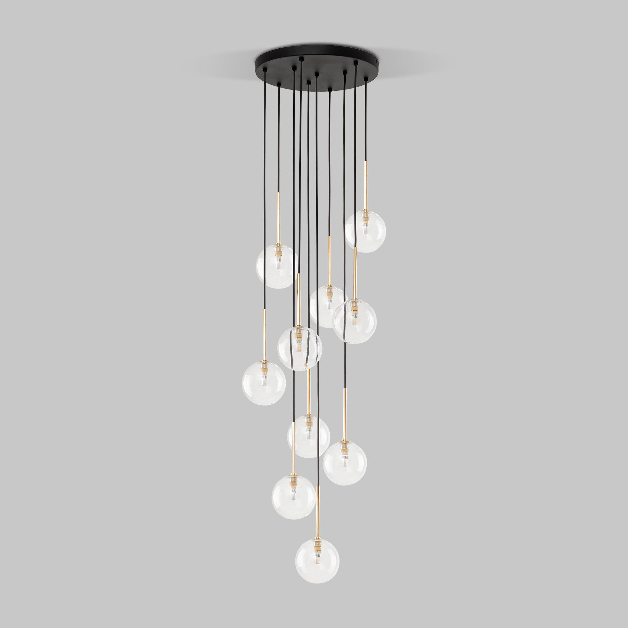 Подвесной светильник со стеклянными плафонами TK Lighting Nilos 5944 Nilos. Фото 1