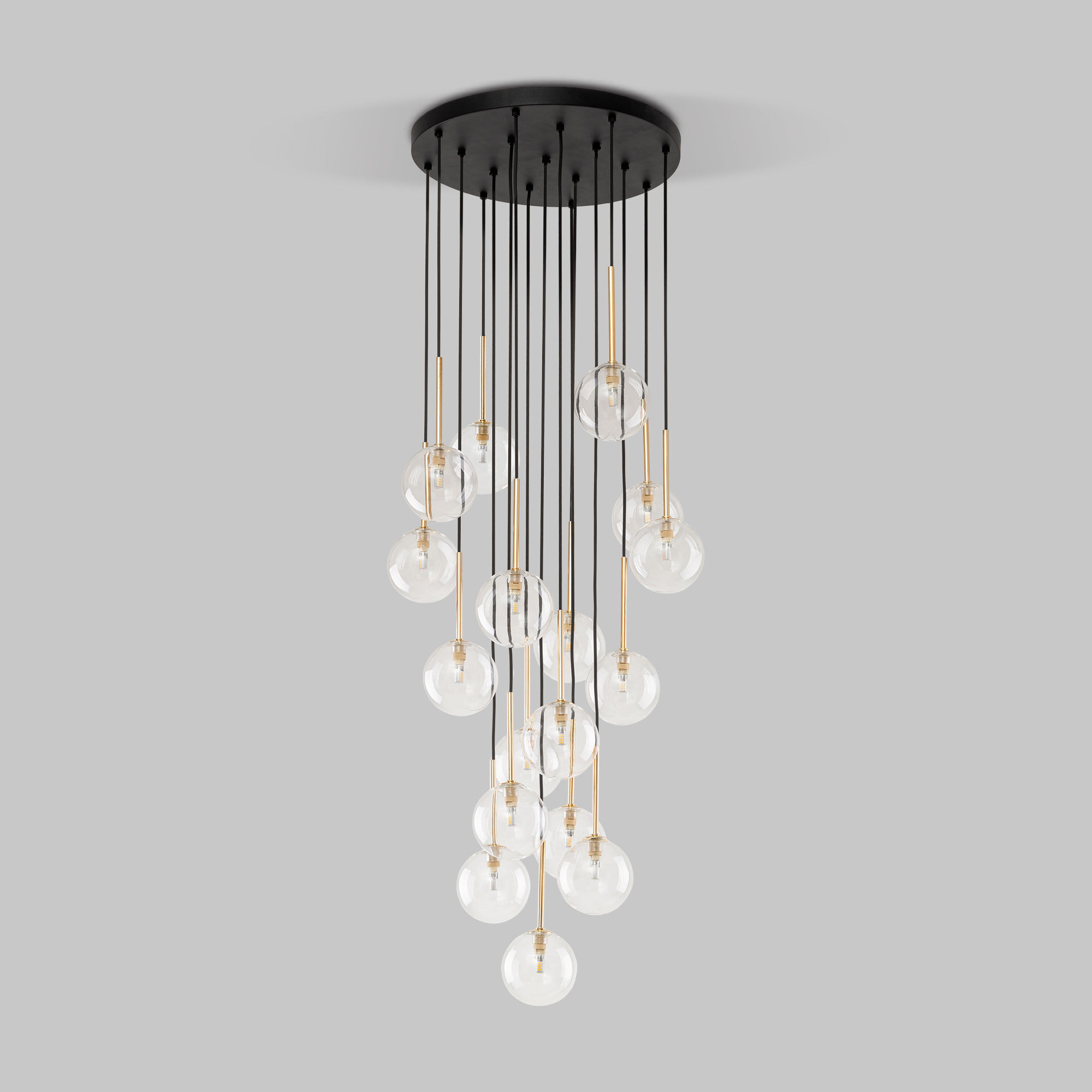 Подвесной светильник со стеклянными плафонами TK Lighting Nilos 5945 Nilos. Фото 1