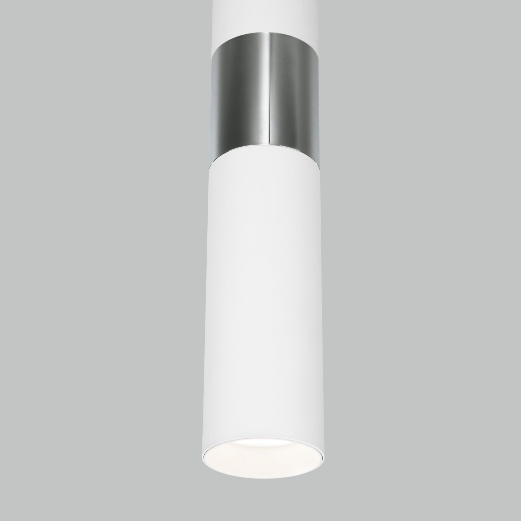 Подвесной светильник в стиле лофт Eurosvet Viero 50097/1 белый/хром. Фото 2