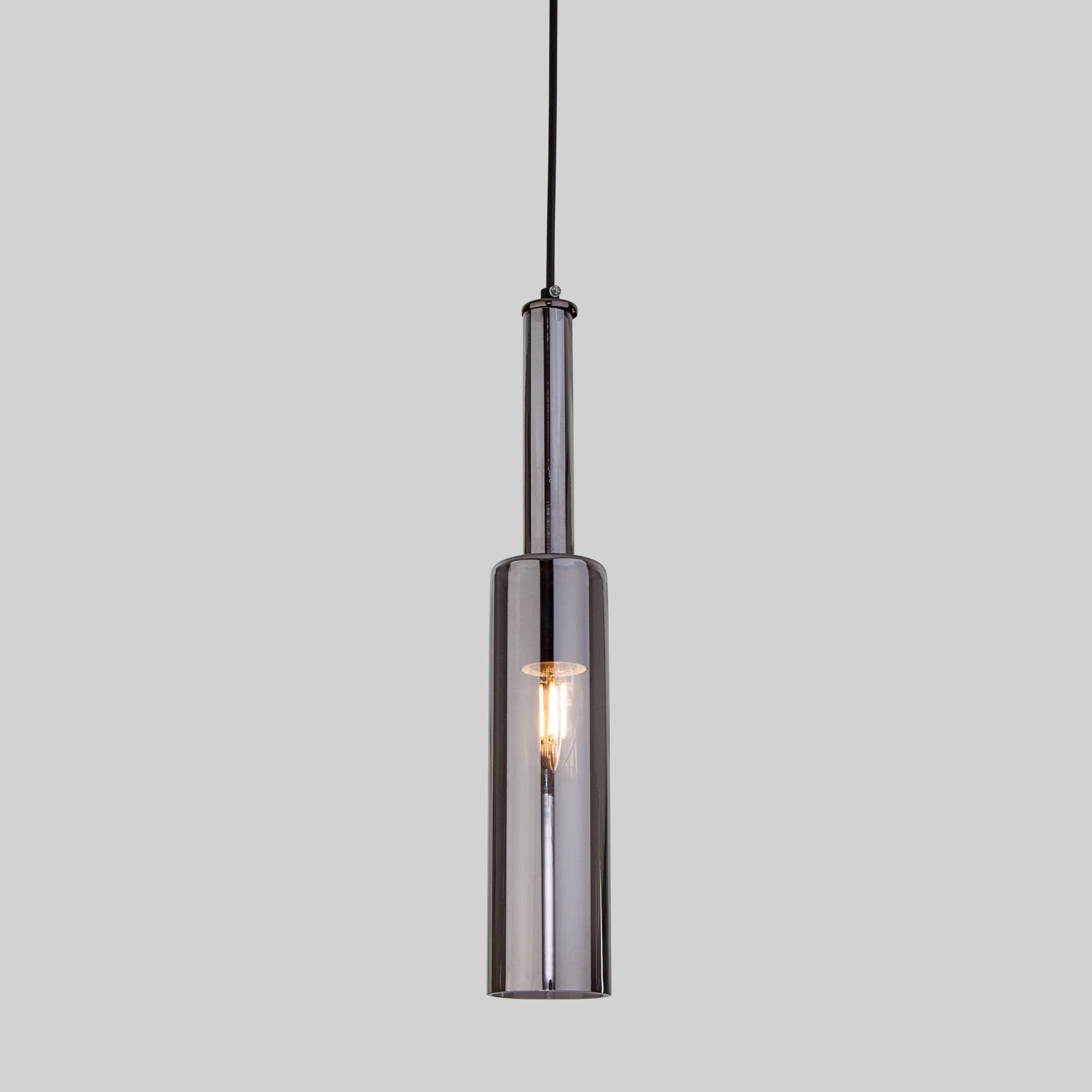Подвесной светильник в стиле лофт Eurosvet Graf 50226/1 дымчатый. Фото 1